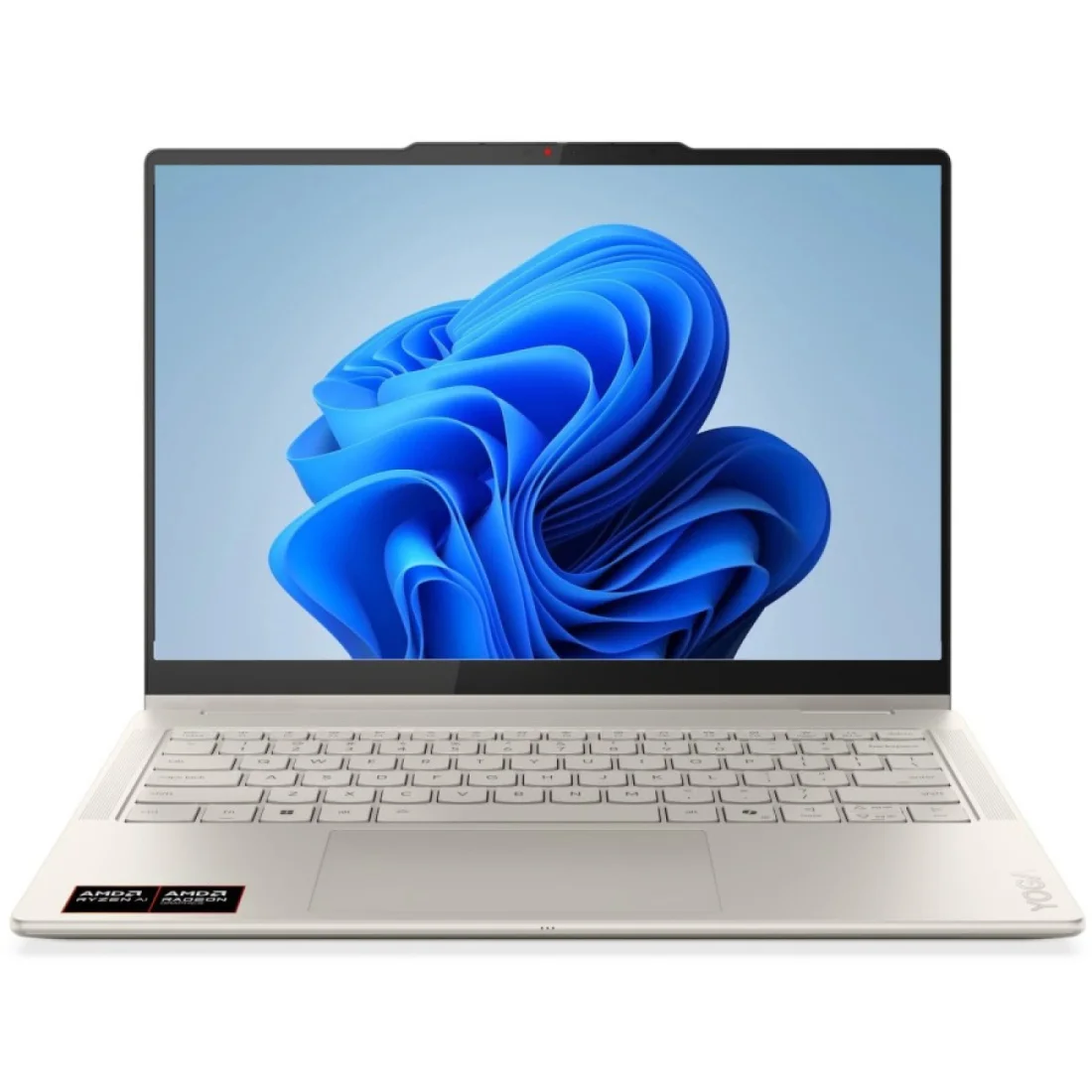 Ноутбук Lenovo Yoga 7 14AKP10 Ryzen AI 5 340 24Gb SSD1Tb AMD Radeon 840M 14" OLED Touch WUXGA (1920x1200) Windows 11 Home beige WiFi BT Cam (83JR005YR