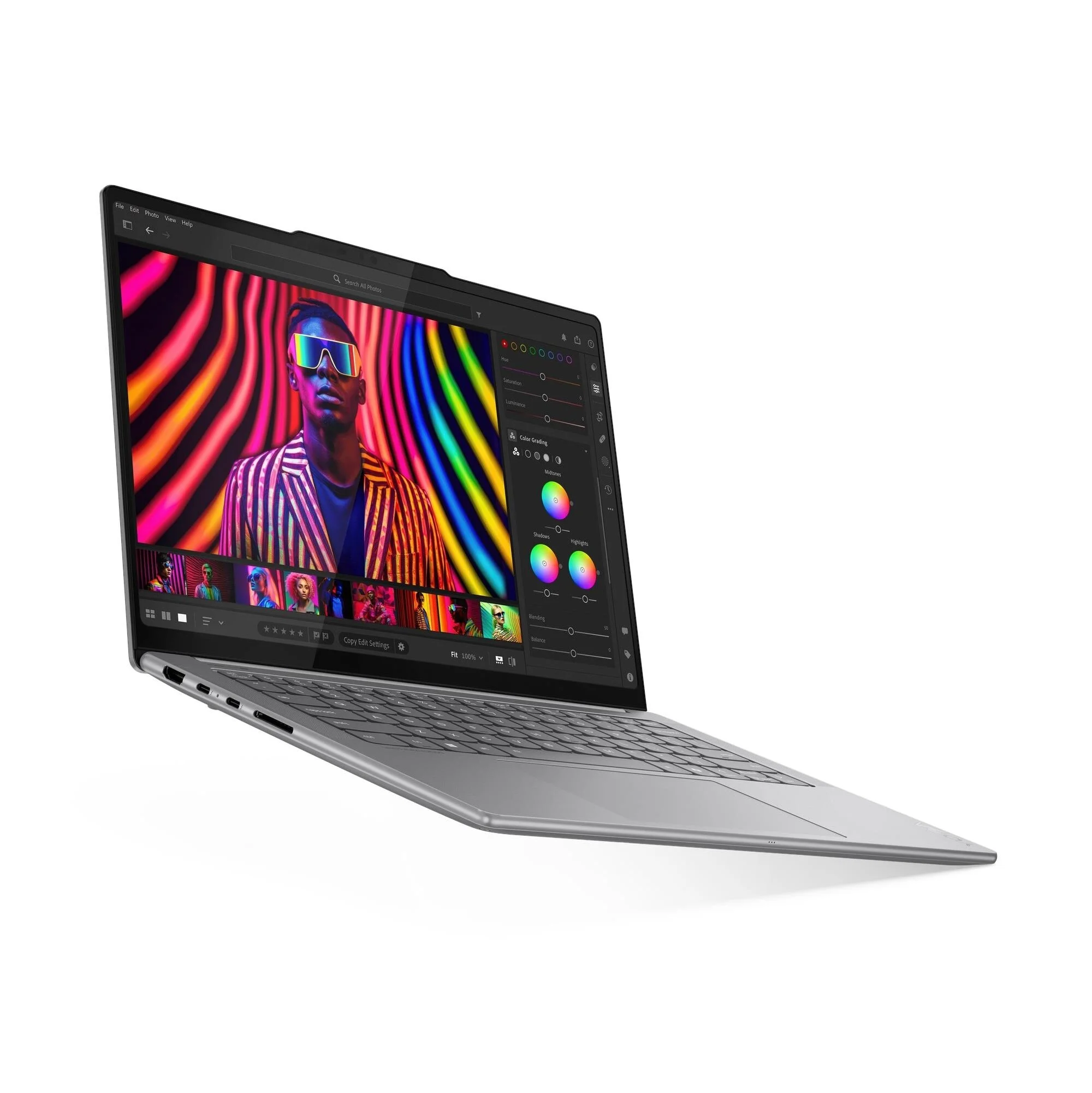 Ноутбук Lenovo Yoga Pro 7 14IAH10 Core Ultra 9 285H 32Gb SSD1Tb Intel Arc 140T 14.5" OLED Touch 3K (3000x1876) Windows 11 Home grey WiFi BT Cam (83KF0