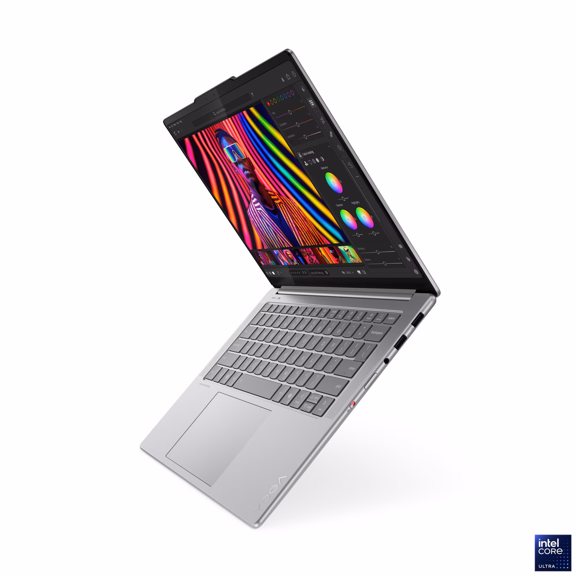 Ноутбук Lenovo Yoga Pro 7 14IAH10 Core Ultra 9 285H 32Gb SSD1Tb Intel Arc 140T 14.5" OLED Touch 3K (3000x1876) Windows 11 Home grey WiFi BT Cam (83KF0