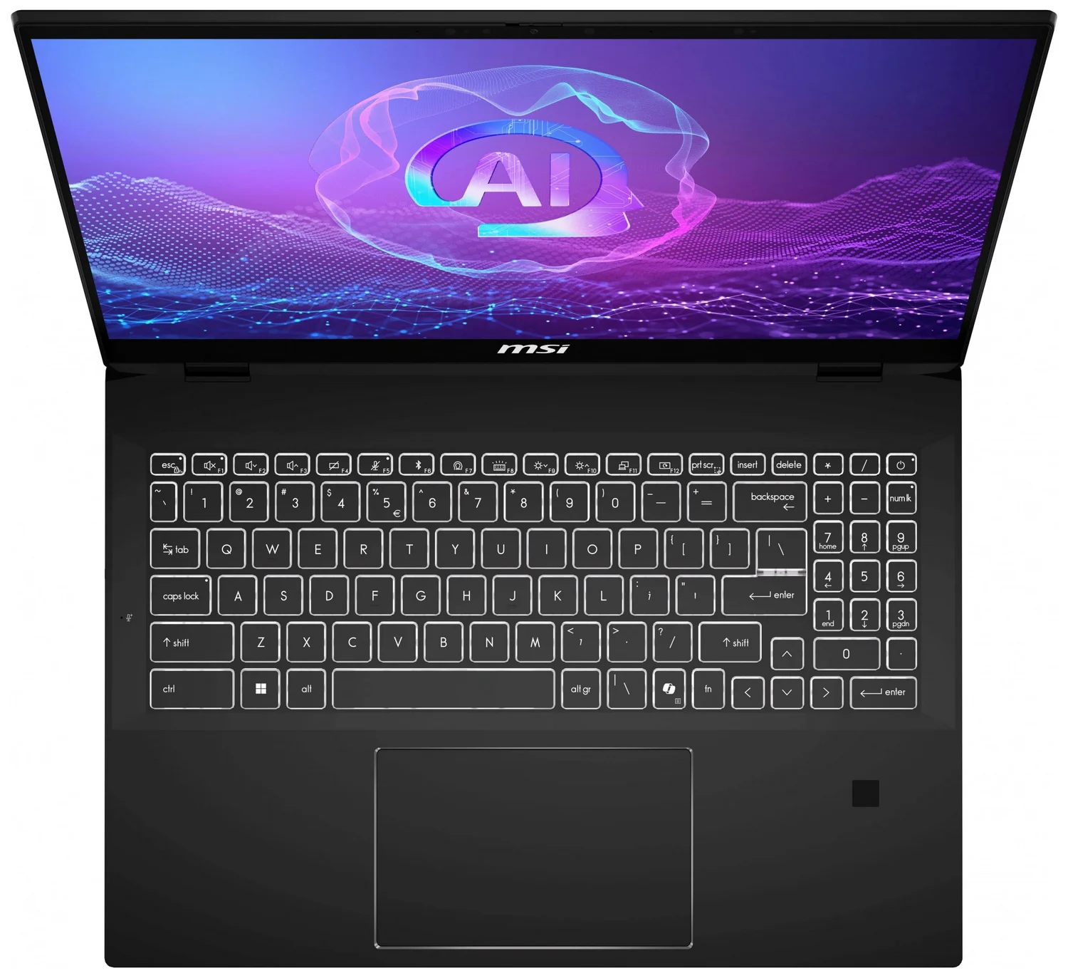 Ноутбук MSI Summit A16 AI+ A3HMTG-084RU Ryzen AI 9 365 32Gb SSD2Tb AMD Radeon 880M 16" IPS Touch QHD+ (2560x1600) Windows 11 Home black WiFi BT Cam (9