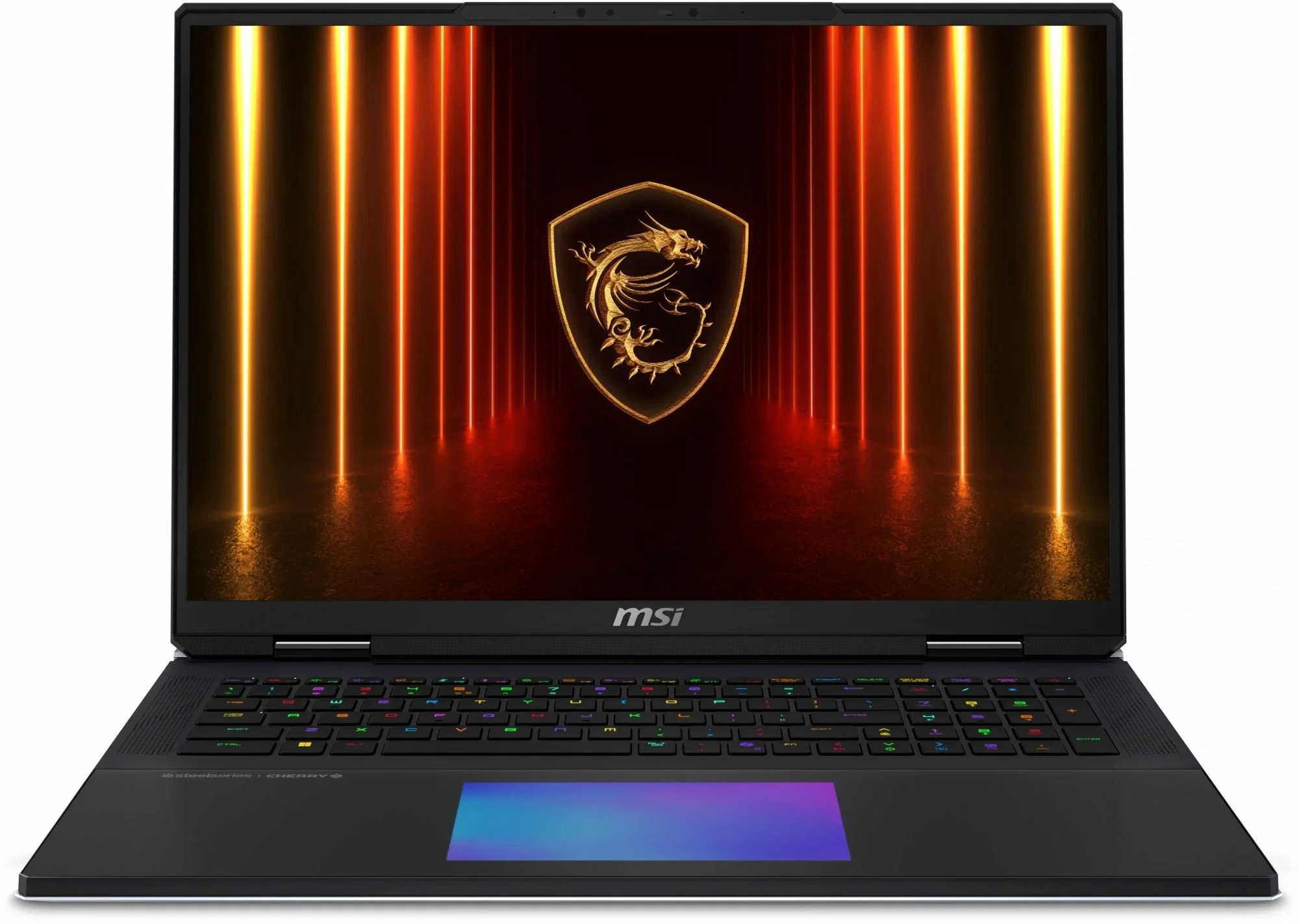 Ноутбук MSI Titan 18 HX AI A2XWJG-206RU Core Ultra 9 285HX 64Gb SSD4Tb NVIDIA GeForce RTX5090 24Gb 18" IPS UHD+ (3840x2400) Windows 11 Home black WiFi