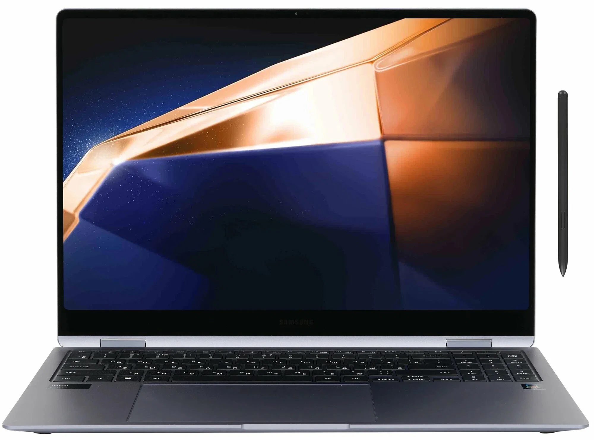 Ноутбук Samsung Galaxy Book 4 Pro NP960 Core Ultra 7 155U 16Gb SSD512Gb Intel Arc 16" AMOLED Touch 3K (2880x1800) Windows 11 Home English grey WiFi BT