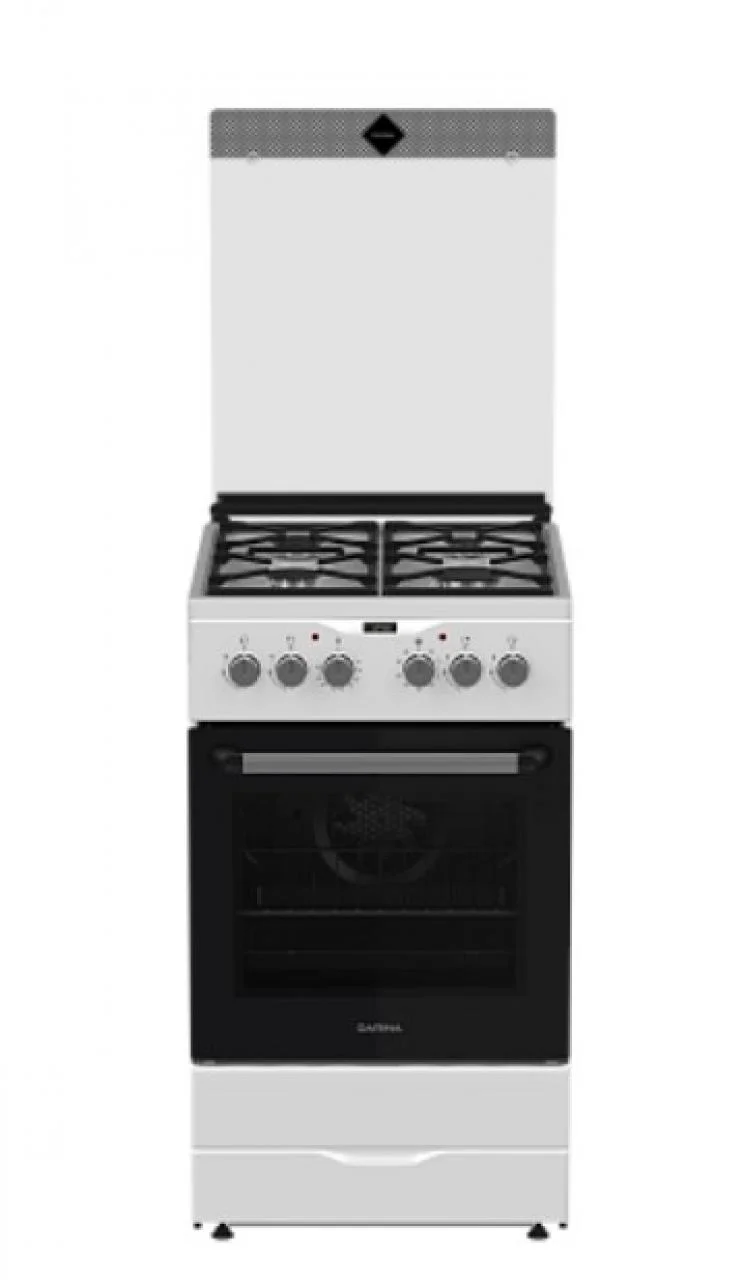Плита Газовая Darina 1A GM341 005 W белый (без крышки) реш.сталь
