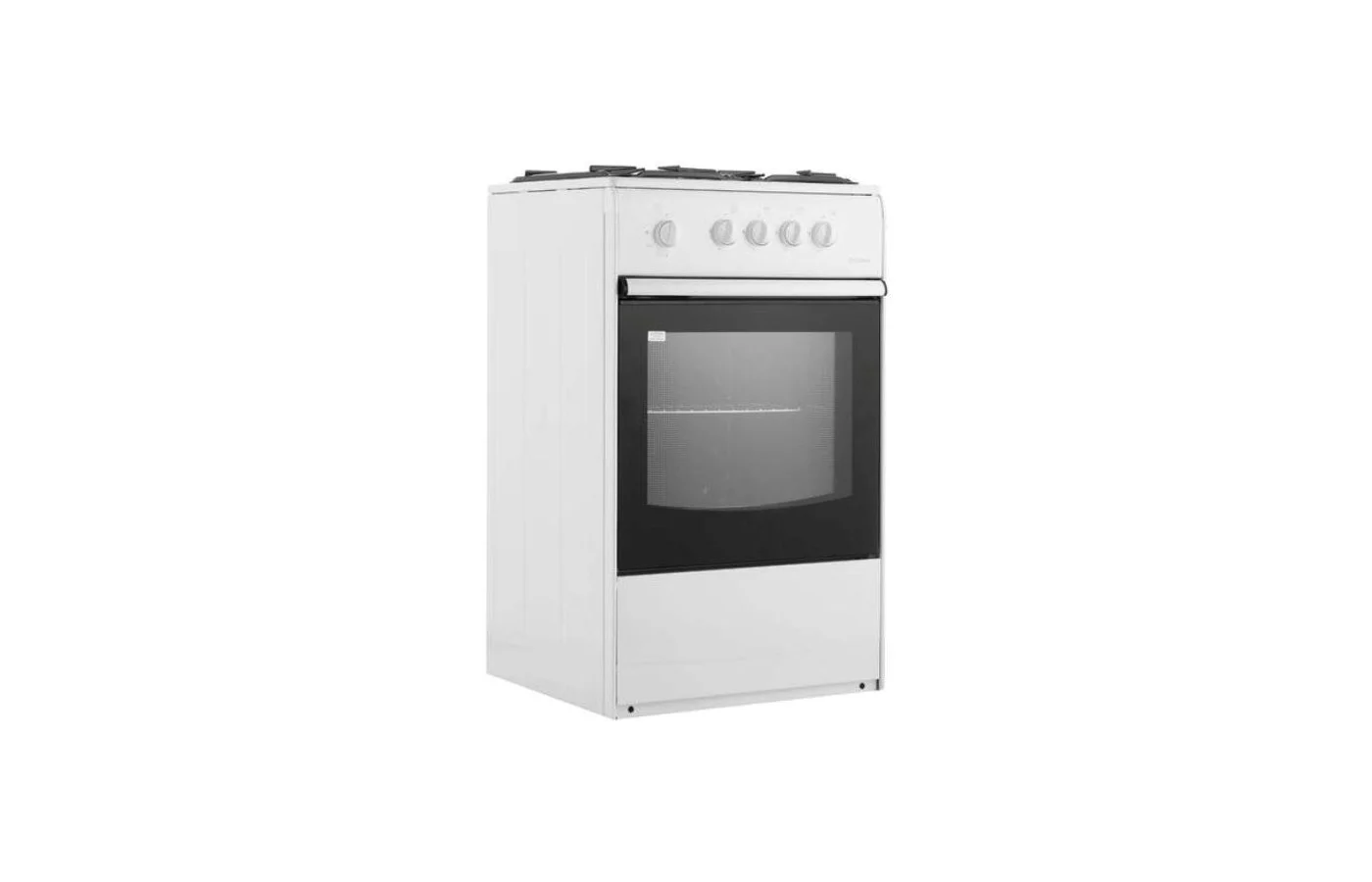 Плита Газовая Darina S GM 441 001 W белый/черный (без крышки) реш.сталь