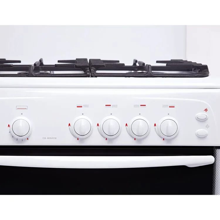 Плита Газовая Gefest CG 60MC6 K73 белый (металлическая крышка) реш.чугун