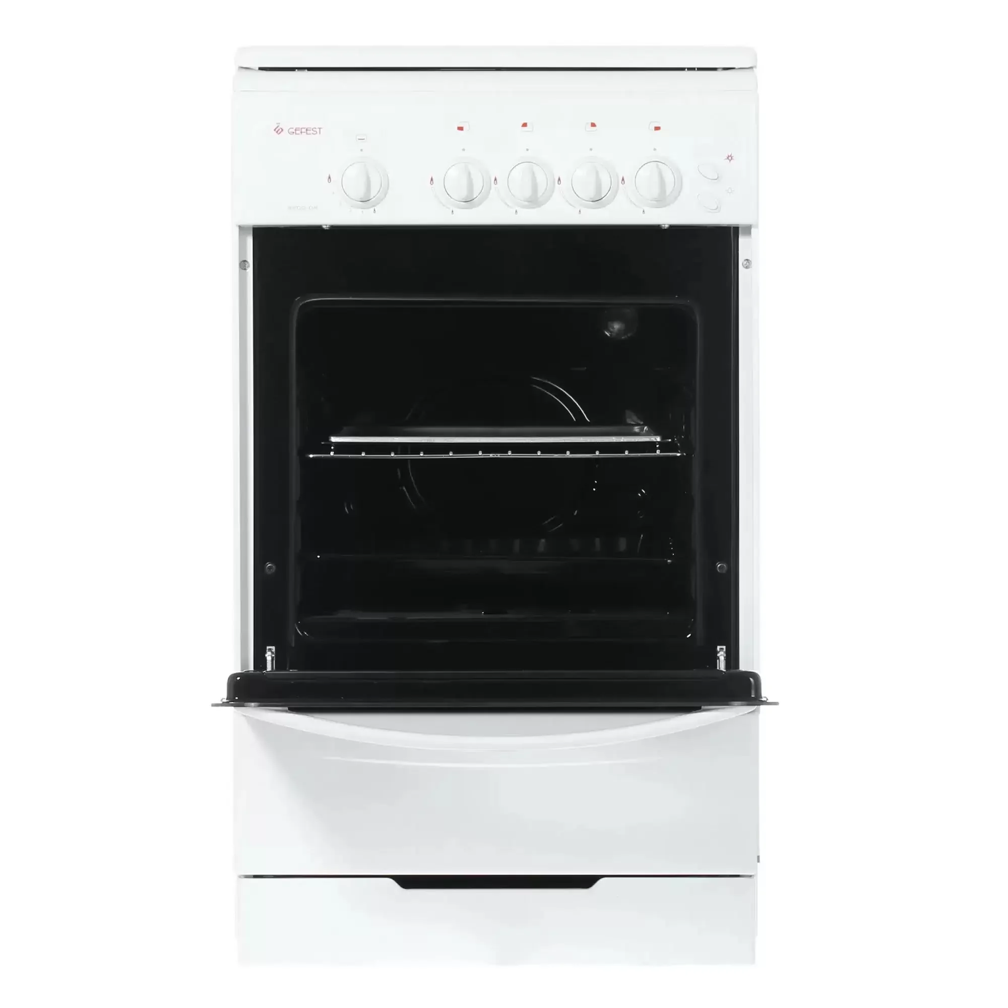 Плита Газовая Gefest ПГ 3200-06 К33 белый (металлическая крышка) реш.сталь