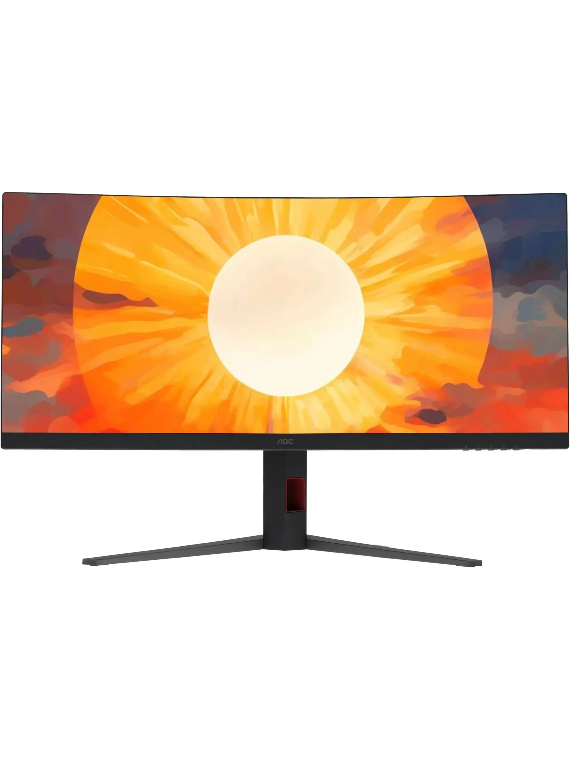 Монитор AOC 34" CU34G4 1500R, 21:9, VA, UWQHD, 1ms, 300cd, 180Hz, HDMI, DP, HAS