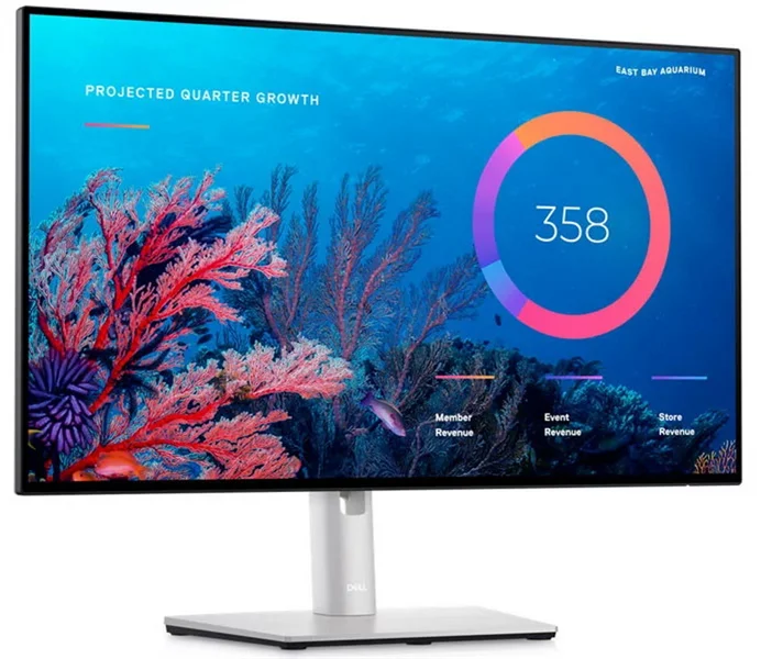 Монитор Dell 23,8" U2424H, 16:9, IPS, FHD, 5ms, 250cd, 120Hz, HDMI, DP, DP out, USB, USB-C, HAS