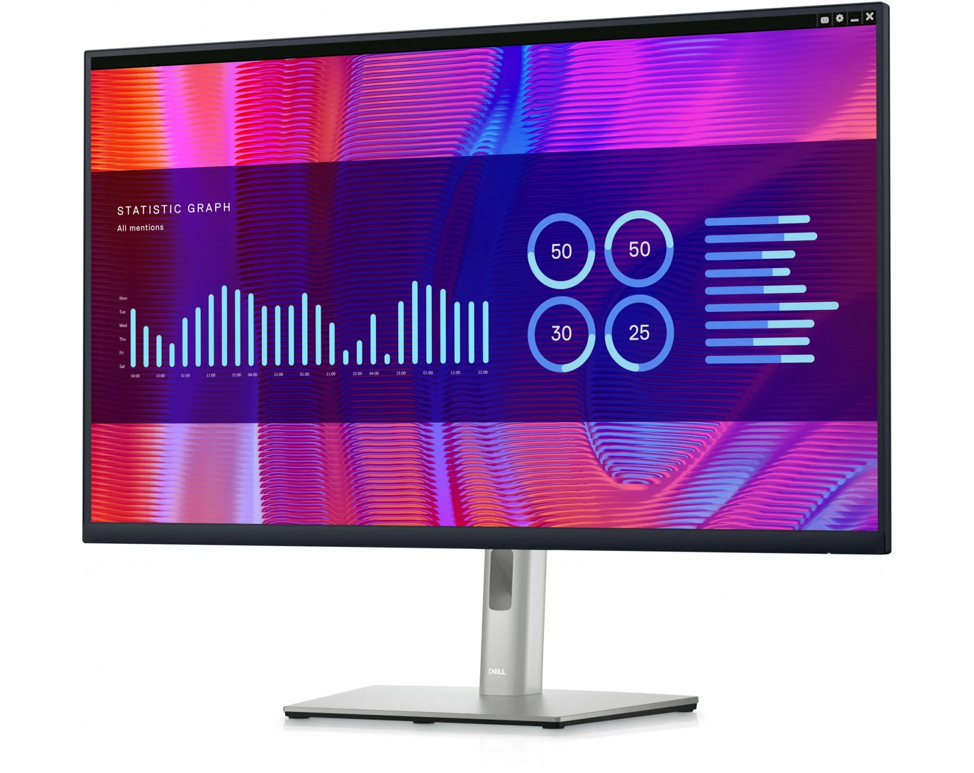 Монитор Dell 31,5" P3223DE, 16:9, IPS, QHD, 5ms, 350cd, 60Hz, HDMI, DP, USB, HAS