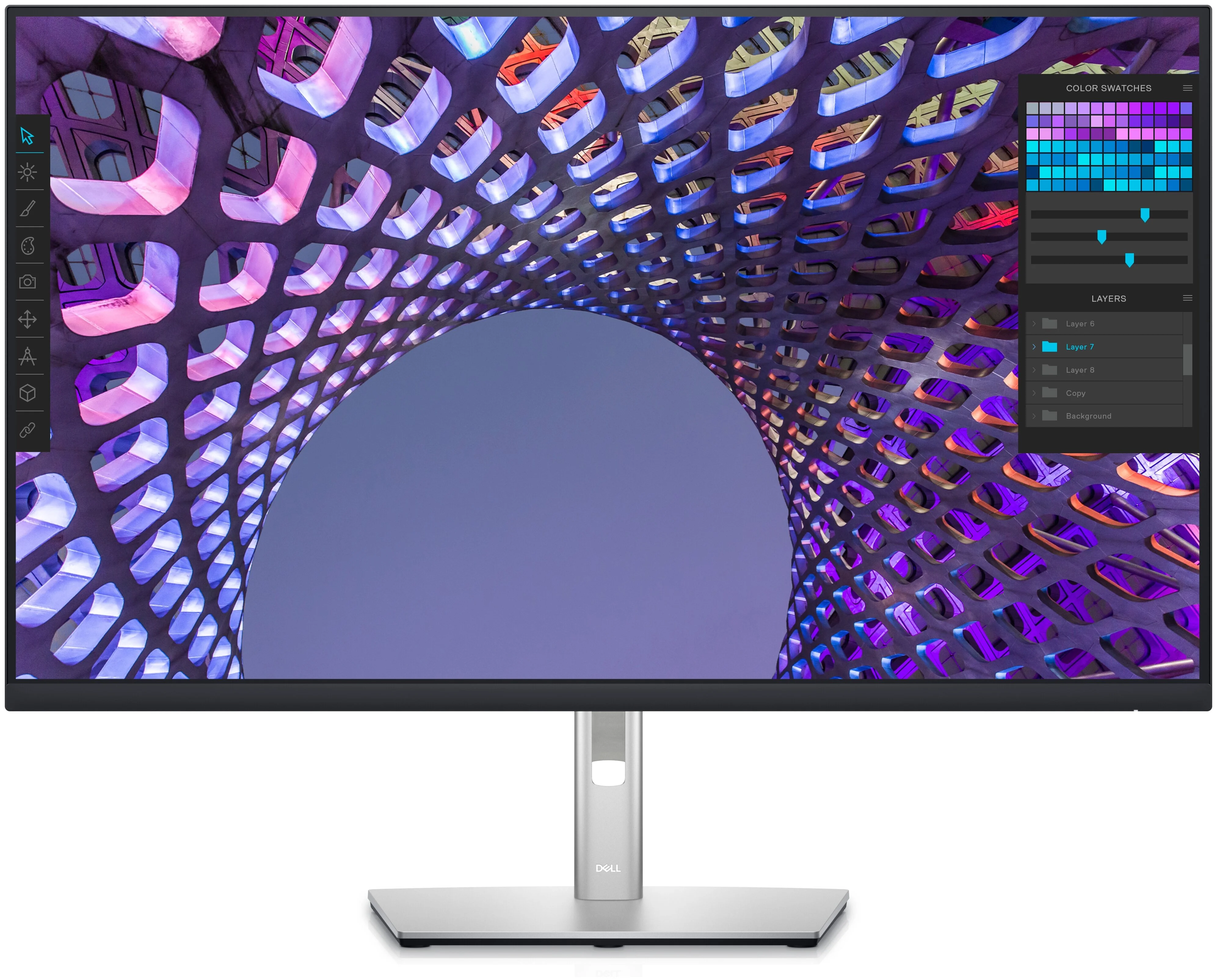 Монитор Dell 31,5" P3223QE, 16:9, IPS, UHD, 5ms, 350cd, 60Hz, HDMI, DP, USB, USB-C, LAN, HAS