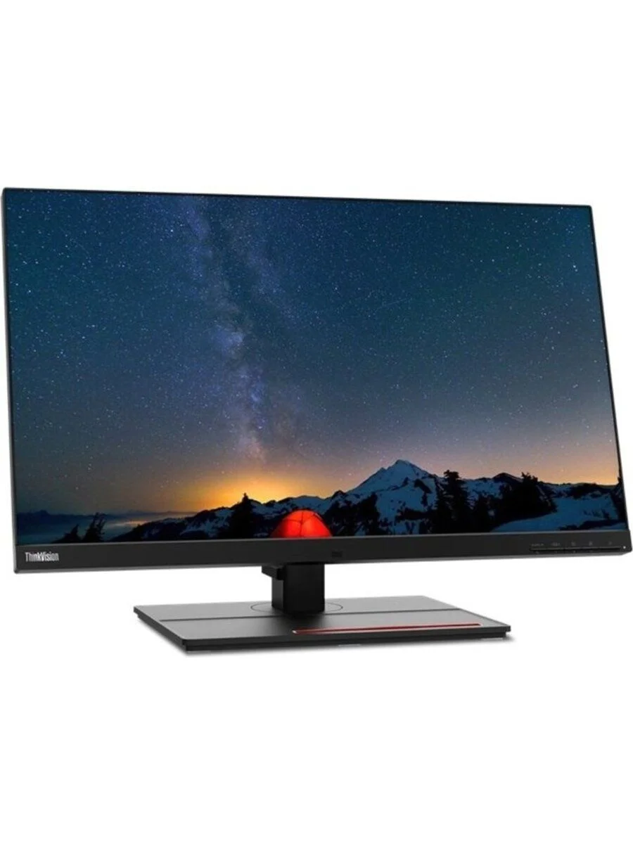 Монитор Lenovo 27" P27u-20, 16:9, IPS, UHD, 4ms, 450cd, 60Hz, HDMI, DP, USB, USB-C, 1xThunderbolt, LAN, SPK, HAS