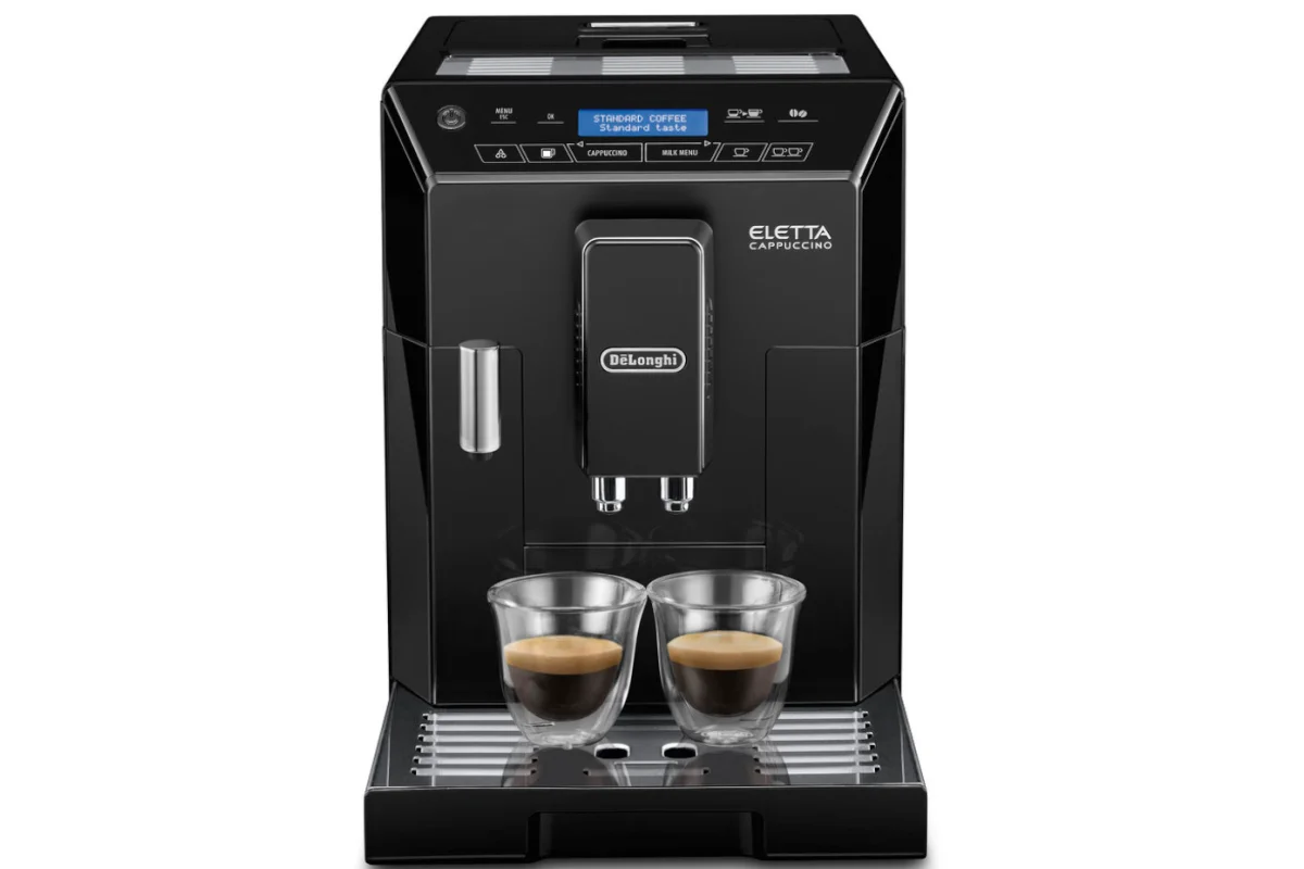 Кофемашина DeLonghi ECAM 44 660 B черный, исп. кофе - зерновой/молотый, 2 л, 1450 Вт, 15 бар