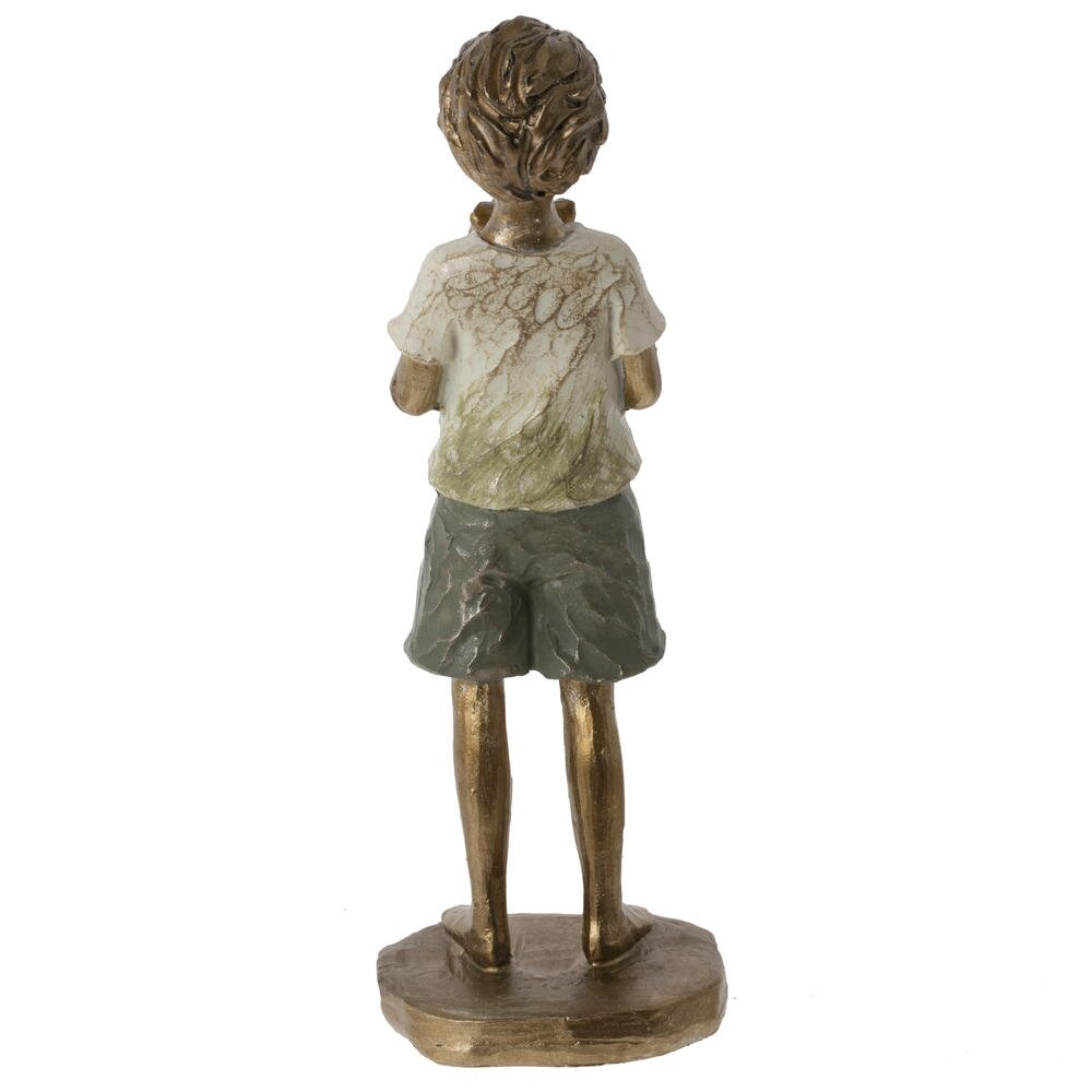 Фигурка декоративная "Мальчик с кошкой", L5,5 W4,5 H16 см