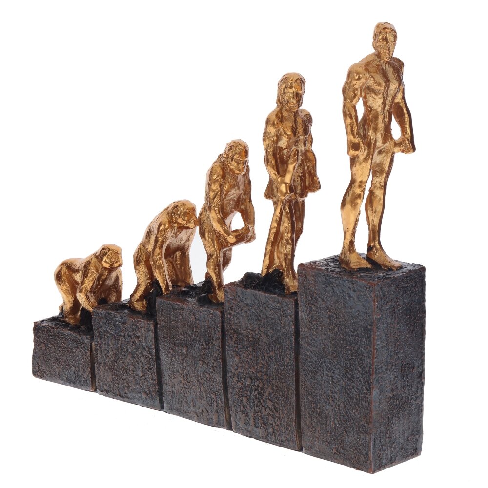 Фигурка декоративная "Эволюция человека", L21,5 W3,5 H19,5 см