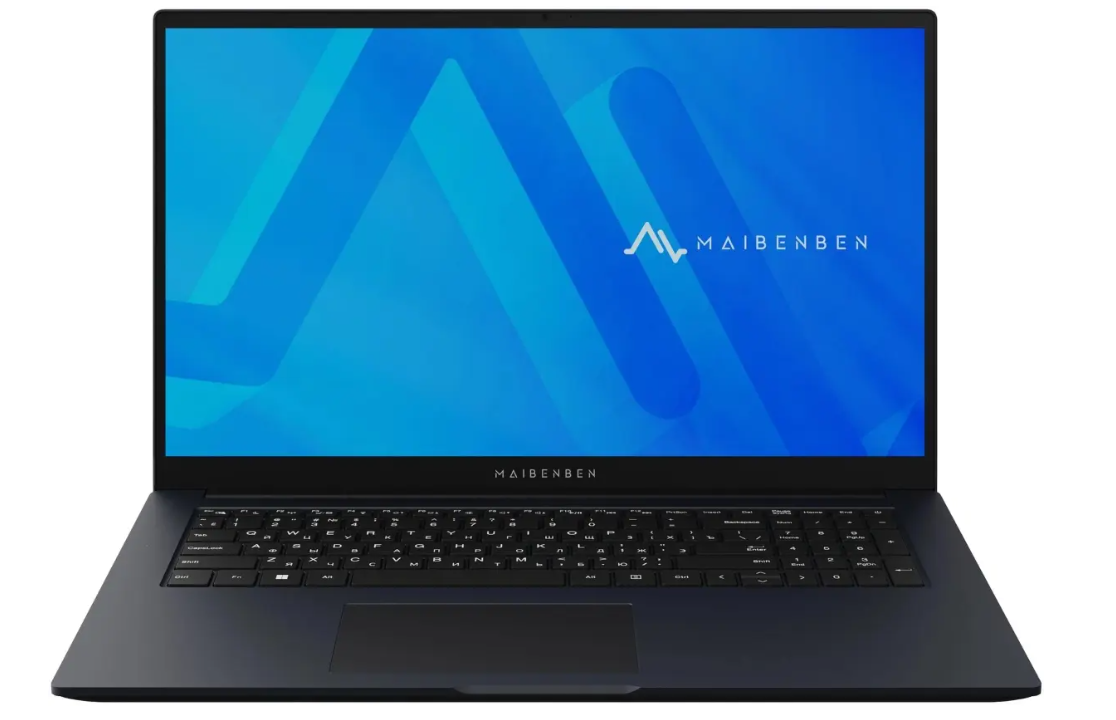 Ноутбук Maibenben M17A-R574UM 17.3" FHD IPS 144Hz, AMD R5-7430U,16Gb,256Gb + 256Gb SSD,Linux, синий