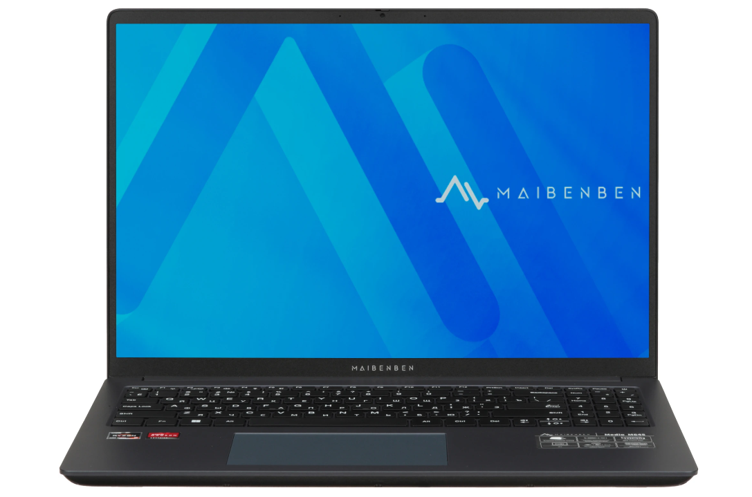Ноутбук Maibenben M645 16" WUXGA IPS, AMD R5-4600H, 8Gb, 256Gb + 256Gb SSD, Linux, синий