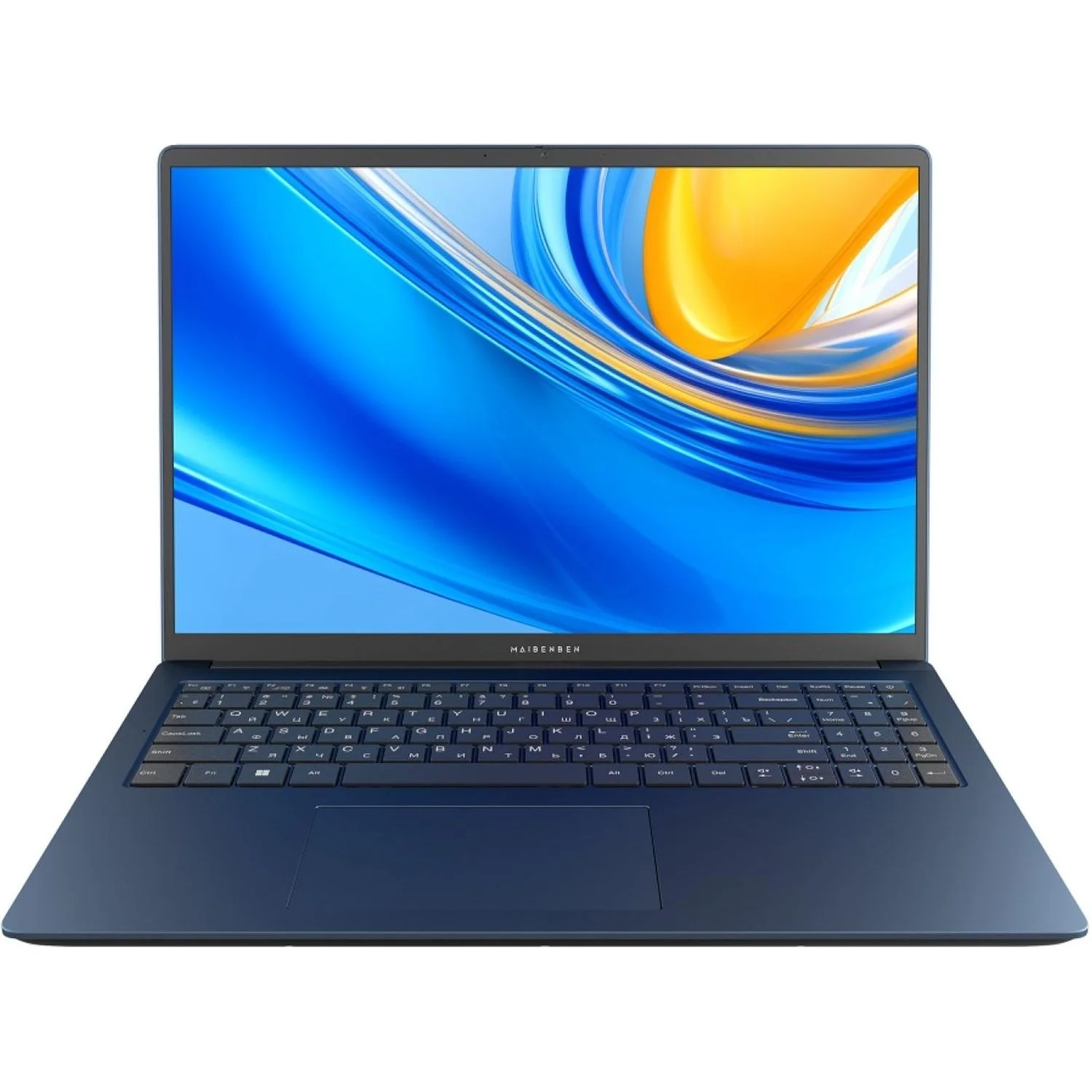 Ноутбук Maibenben M647 16" WUXGA IPS, AMD R7-4800H, 8Gb, 256Gb + 256Gb SSD, Linux, синий