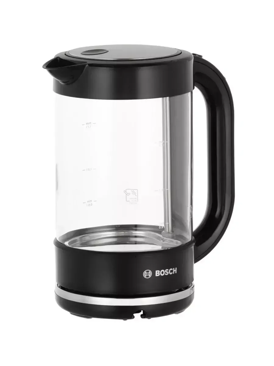 Эл,чайник Bosch TWK70B03, black  1.7 л, 2400 Вт