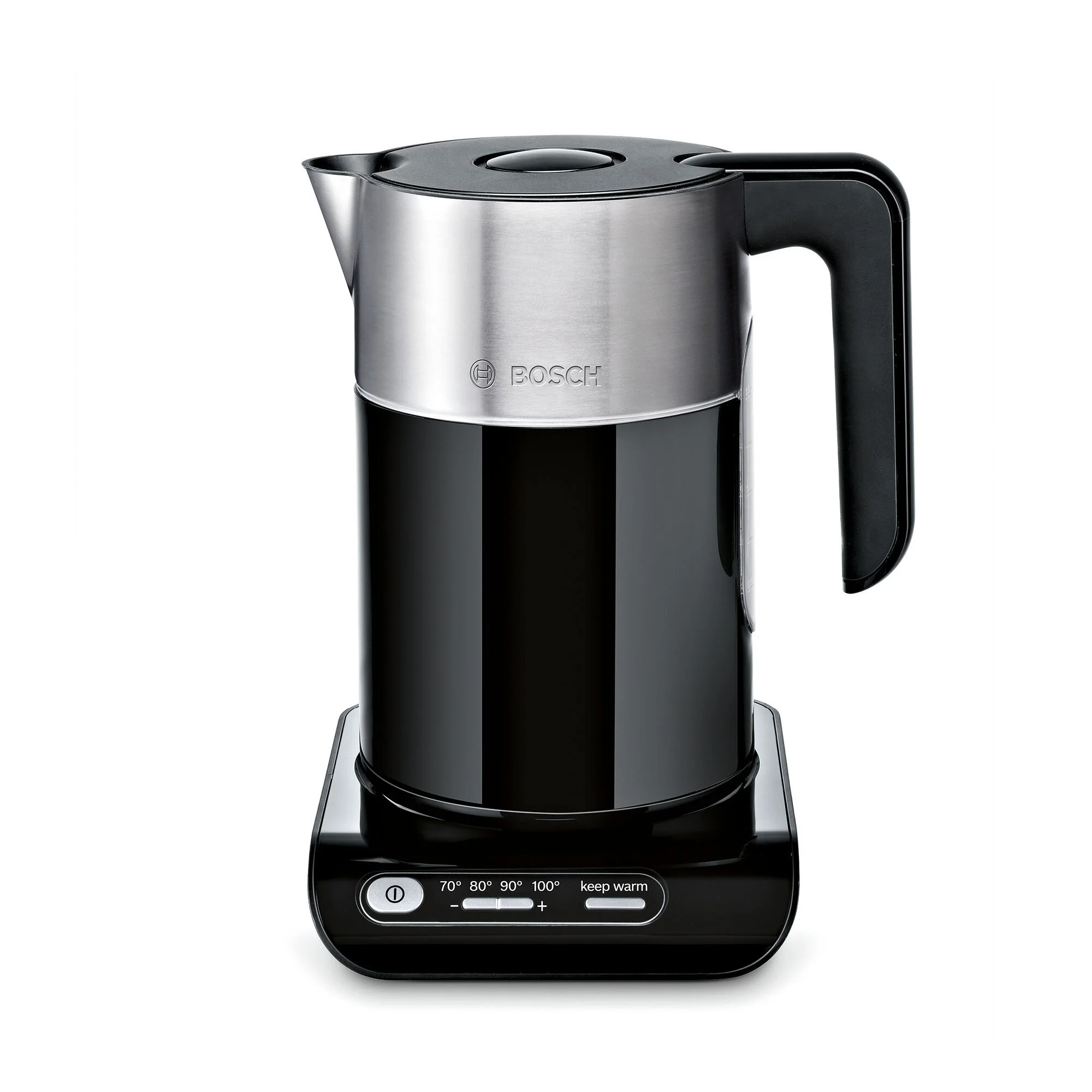 Эл,чайник Bosch TWK8613P, черный (2400 Вт,1,5 л,пластик-нержавейка)