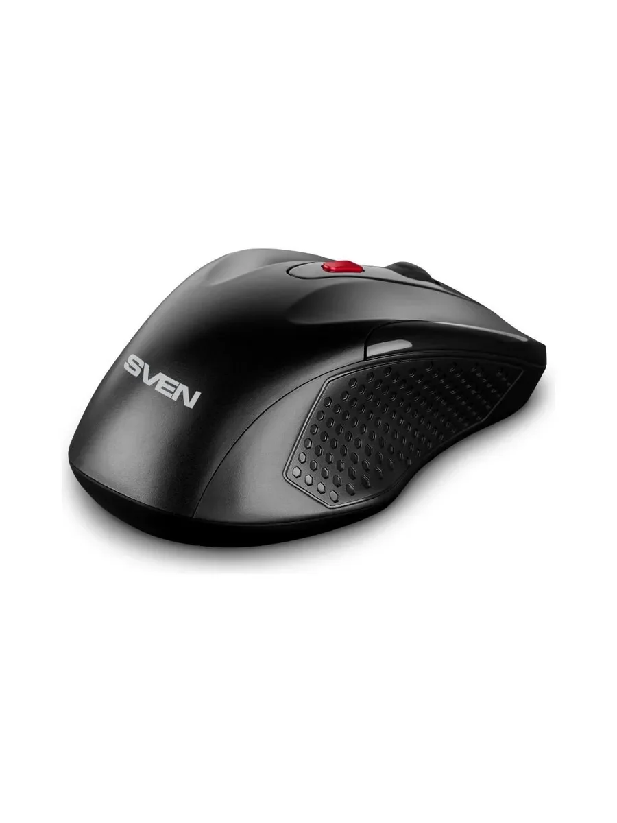 SVEN Мышь беспроводная RX-450W чёрная (2,4 GHz, 5+1кл. 1200-3200DPI)