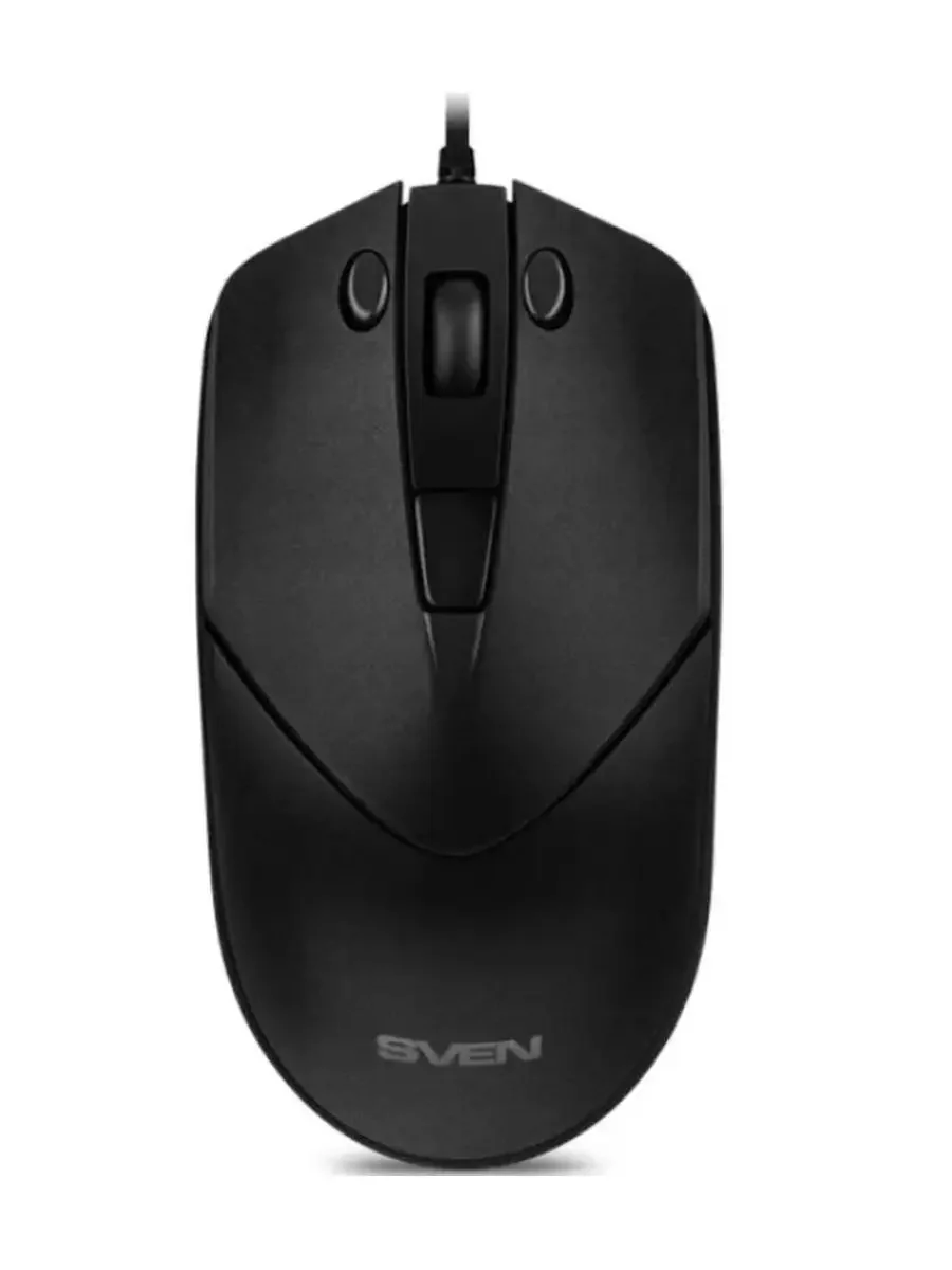SVEN Мышь проводная RX-95 чёрная (кн. копировать-вставить. 5+1кл. 1000-4000 DPI, кор.)