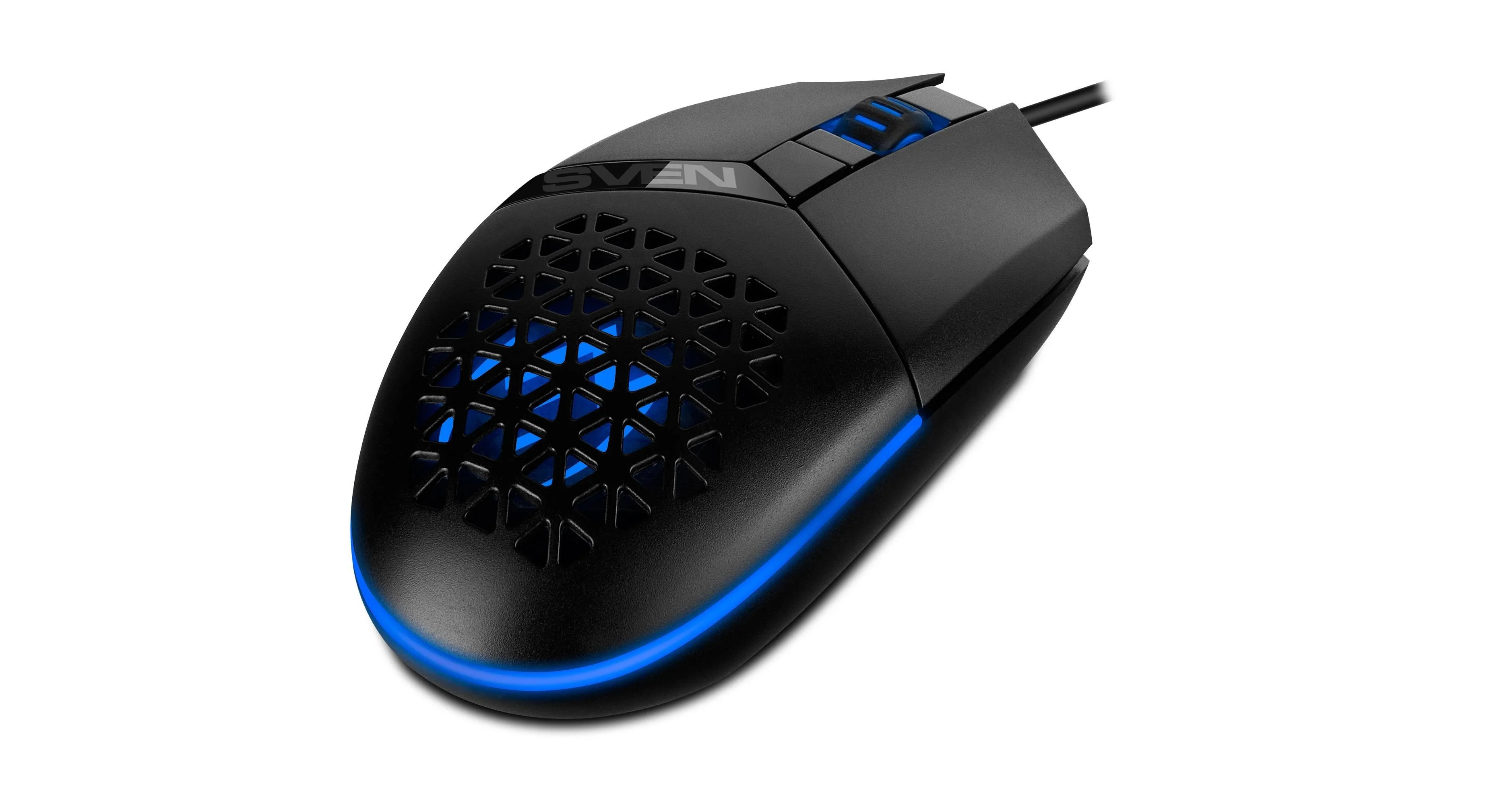 SVEN Мышь проводная игровая RX-G735 USB (5+1кл., 1200-4000DPI, подсветка)