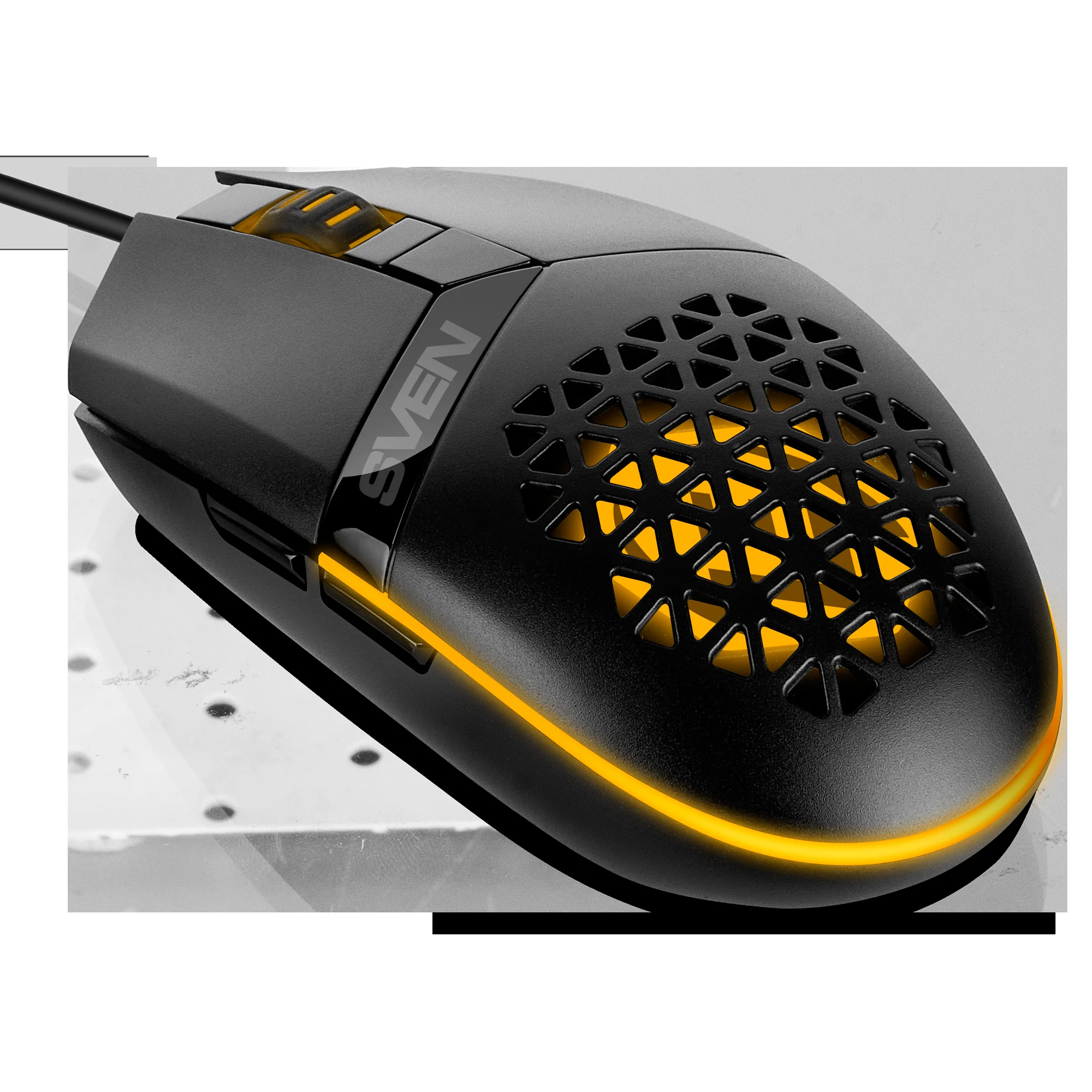 SVEN Мышь проводная игровая RX-G735 USB (5+1кл., 1200-4000DPI, подсветка)