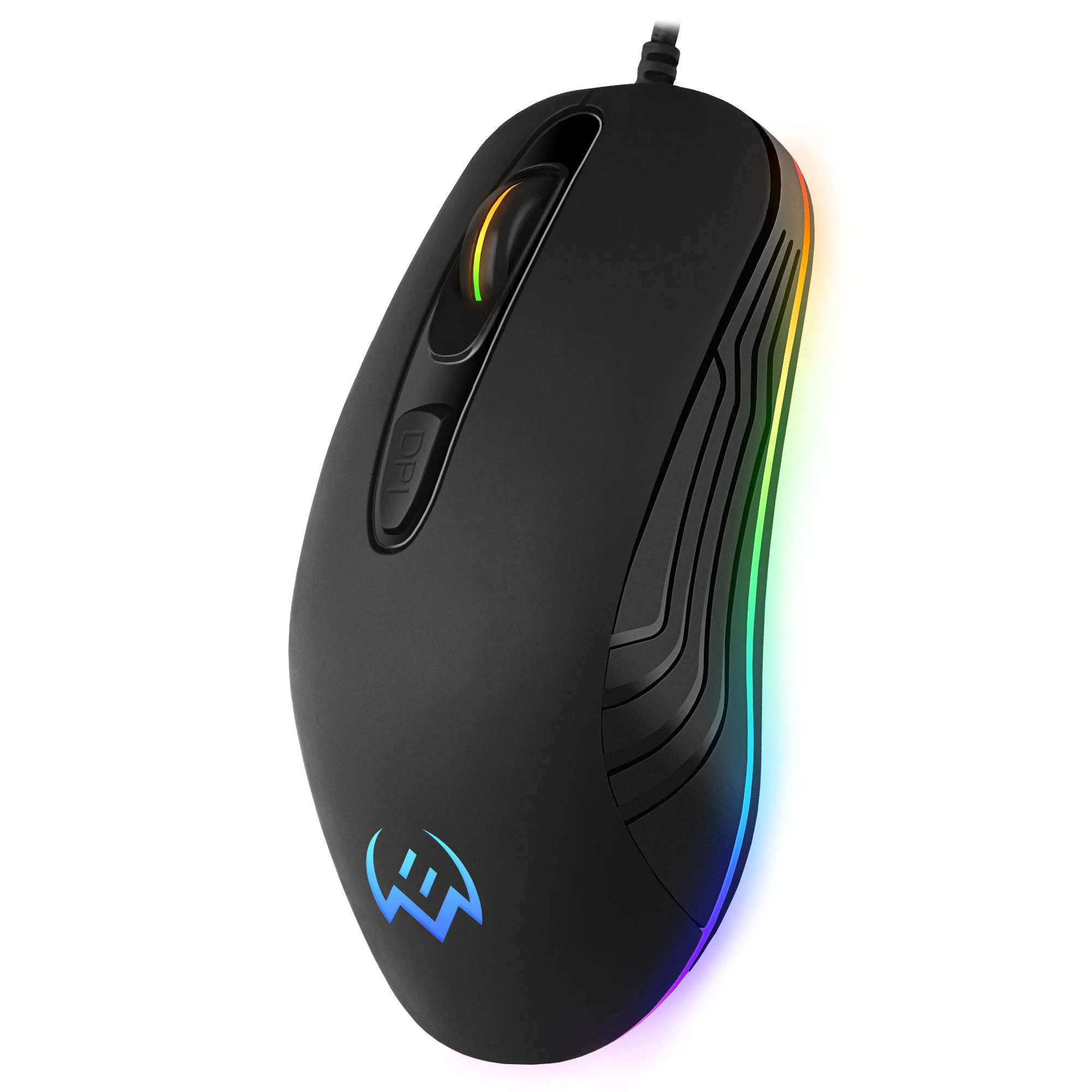 SVEN Мышь проводная игровая RX-G820 (6+1кл. 200-4800 DPI, ПО, SoftTouch, RGB-подсветка, игров. упак)
