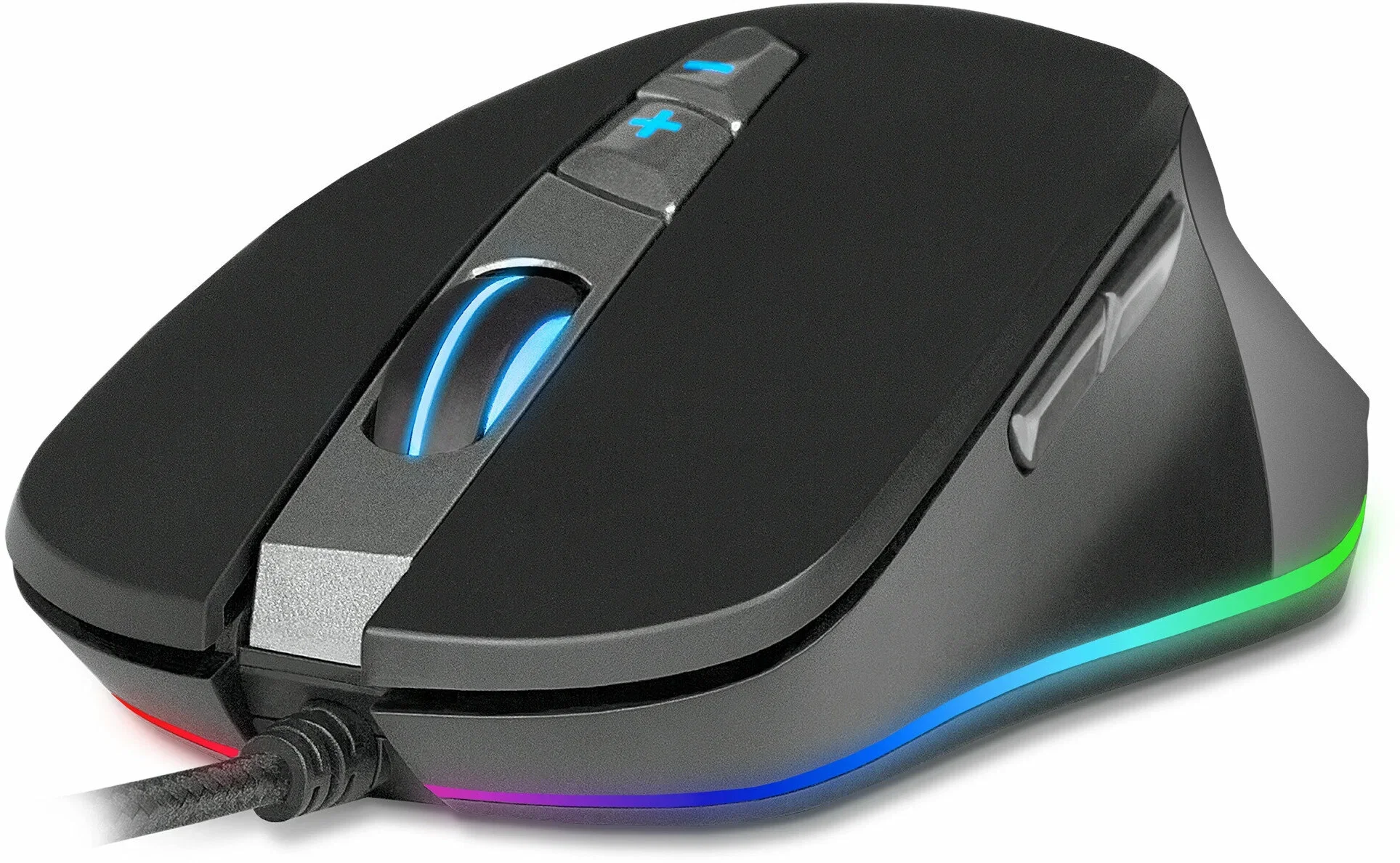 SVEN Мышь проводная игровая RX-G970 USB (6+1кл. 500-4000 DPI, ПО, SoftTouch, подсветка)