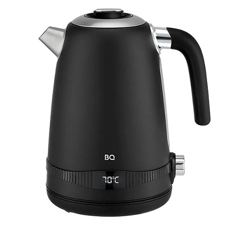 Эл,чайник BQ KT1724SW Черный (2200 Вт, 1,7 л, нерж)