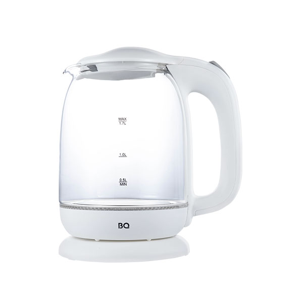 Эл,чайник BQ KT1830G Белый (2200 Вт, 1,7 л, стекло)