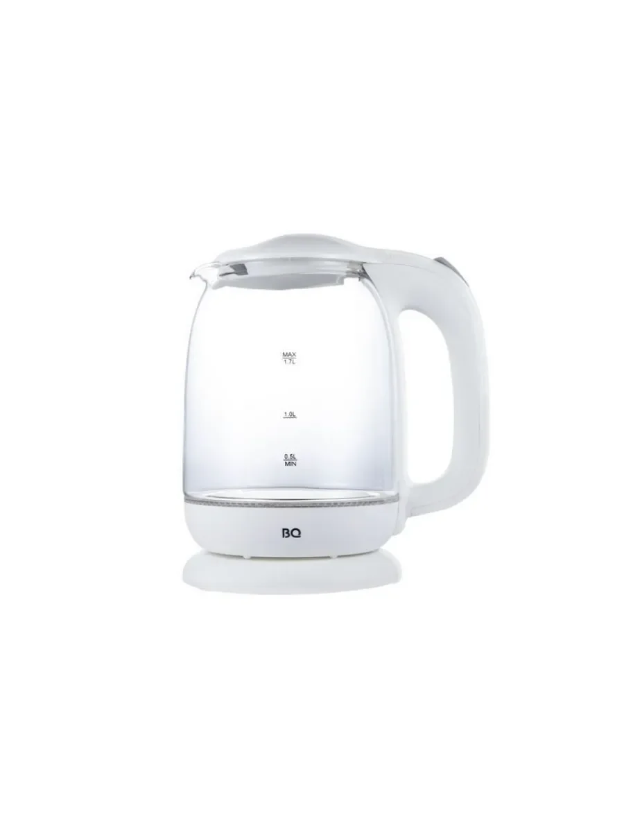 Эл,чайник BQ KT1830G Белый (2200 Вт, 1,7 л, стекло)