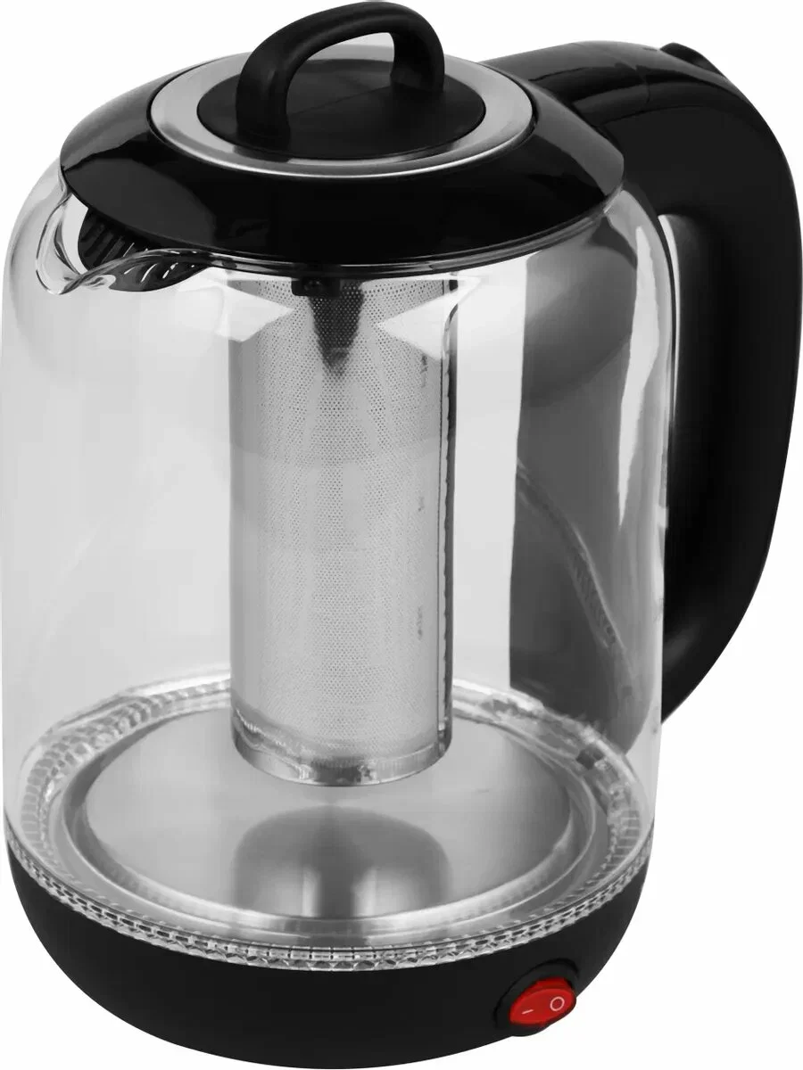 Эл,чайник BQ-KT1701G Черный (2200 Вт, 1,7 л, стекло)