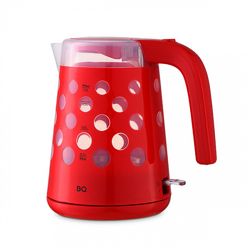 Эл,чайник BQ-KT1713P Красный 2200Вт 1,7л пластик
