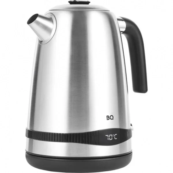 Эл,чайник BQ-KT1724SW Сталь-Черный (2200 Вт, 1,7 л, нерж)