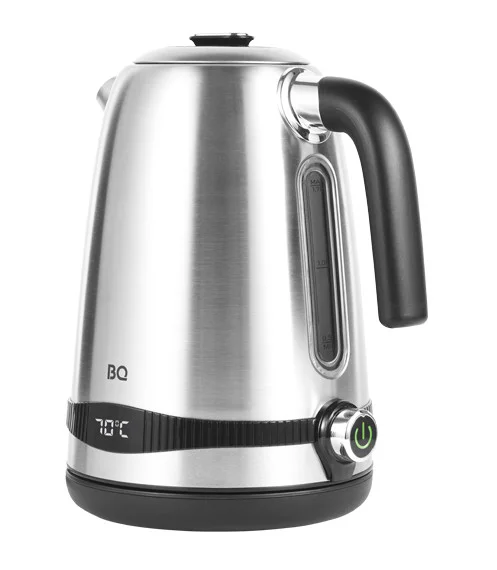Эл,чайник BQ-KT1724SW Сталь-Черный (2200 Вт, 1,7 л, нерж)