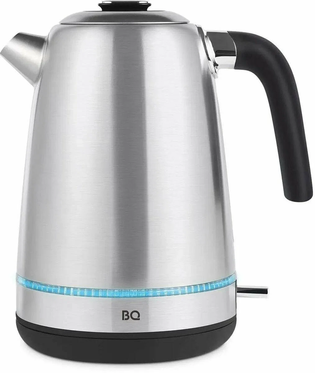 Эл,чайник BQ-KT1725SW Сталь-Чёрный 2200 Вт, 1,7 л, сталь