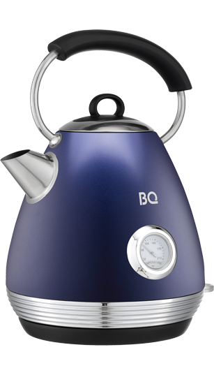 Эл,чайник BQ-KT1826SW Синий (2200 Вт, 1,7 л, нерж)