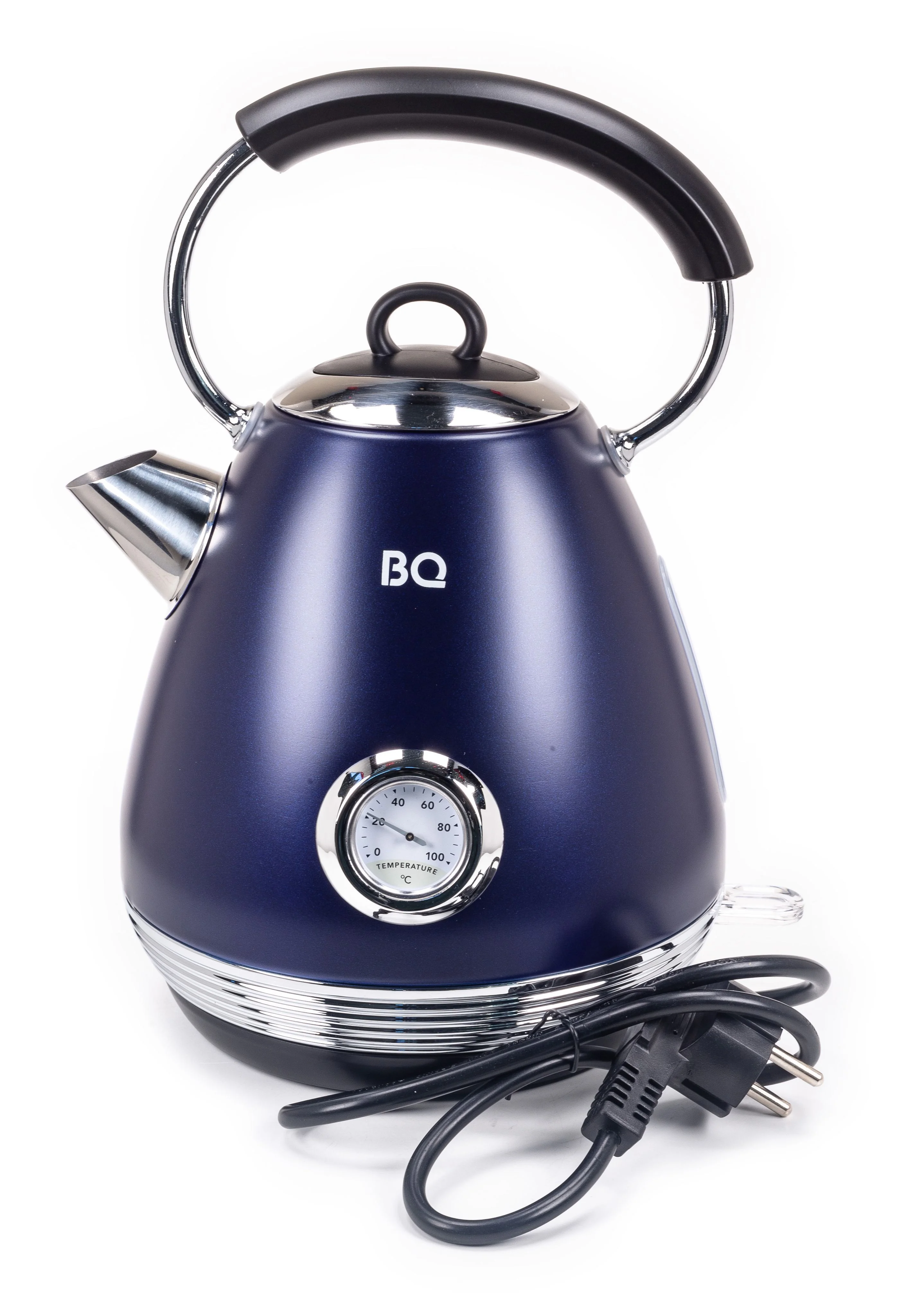 Эл,чайник BQ-KT1826SW Синий (2200 Вт, 1,7 л, нерж)