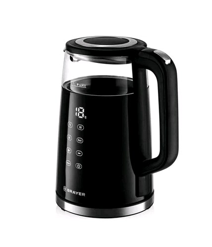Эл,чайник BRAYER BR1037, 2200 Вт, 1,7 л, Cool Touch,автооткл.при.закип,LED