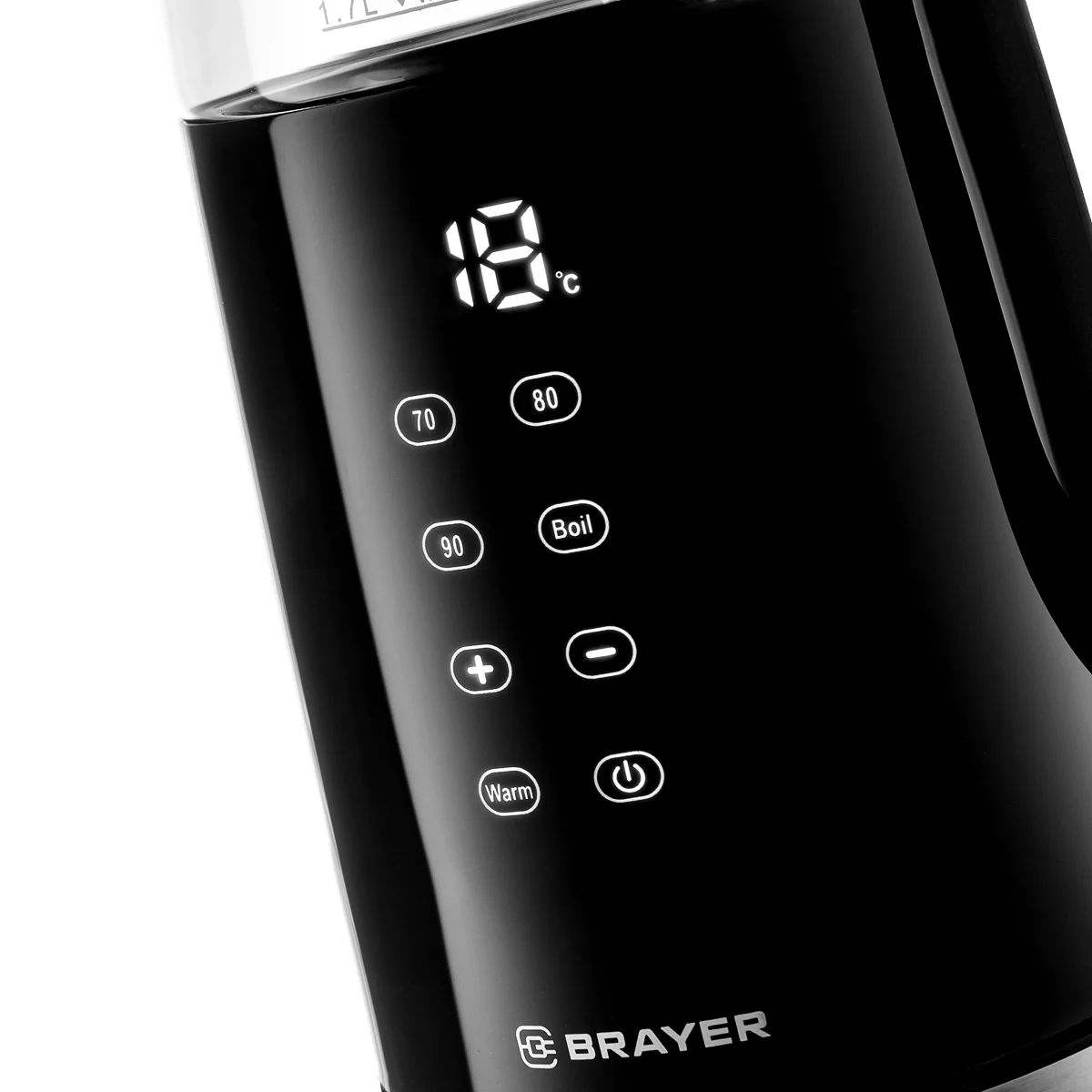 Эл,чайник BRAYER BR1037, 2200 Вт, 1,7 л, Cool Touch,автооткл.при.закип,LED