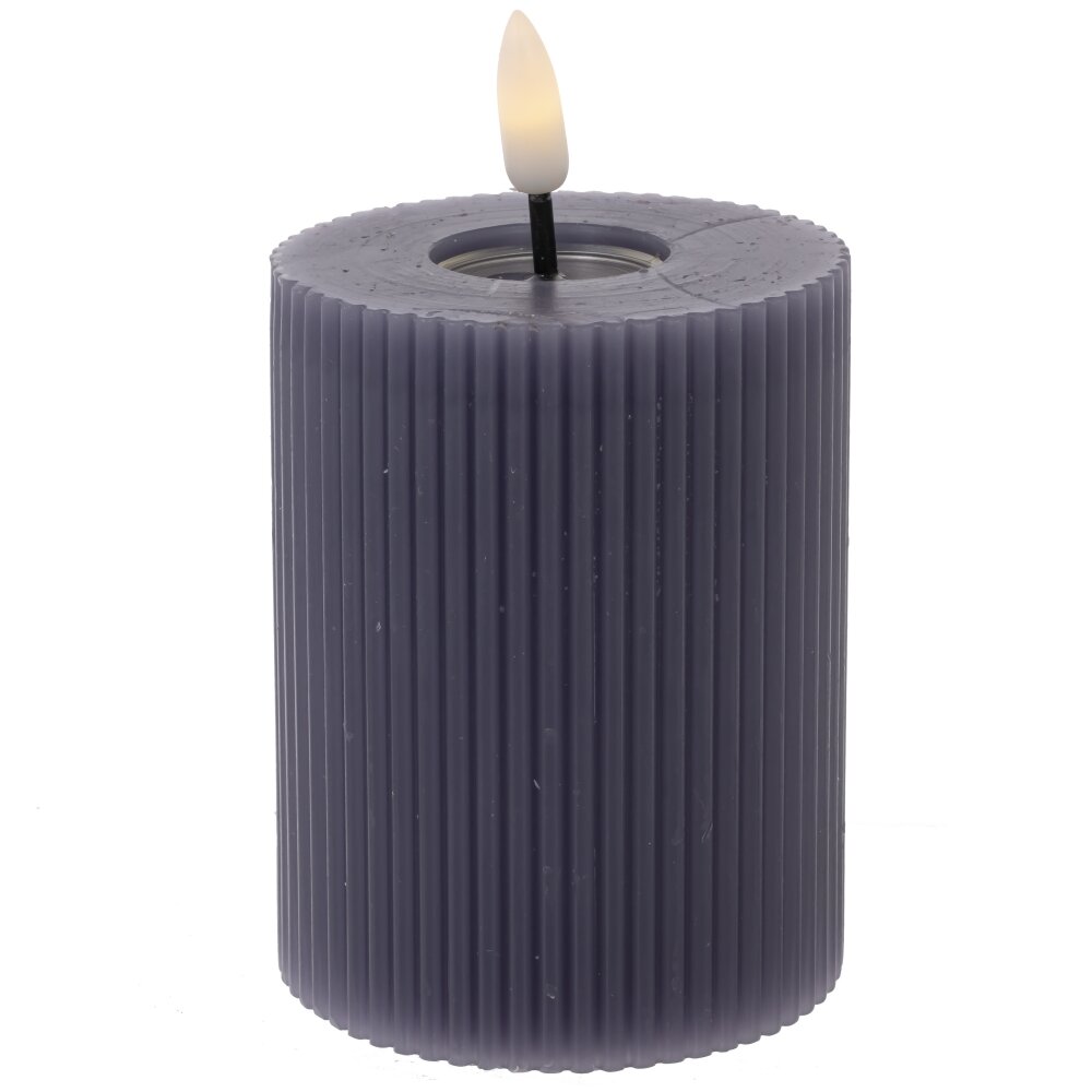 Изделие декоративное "Свеча" (подсветка, 2xААА н/п), D 7.5 см, L7,5 W7,5 H13 см
