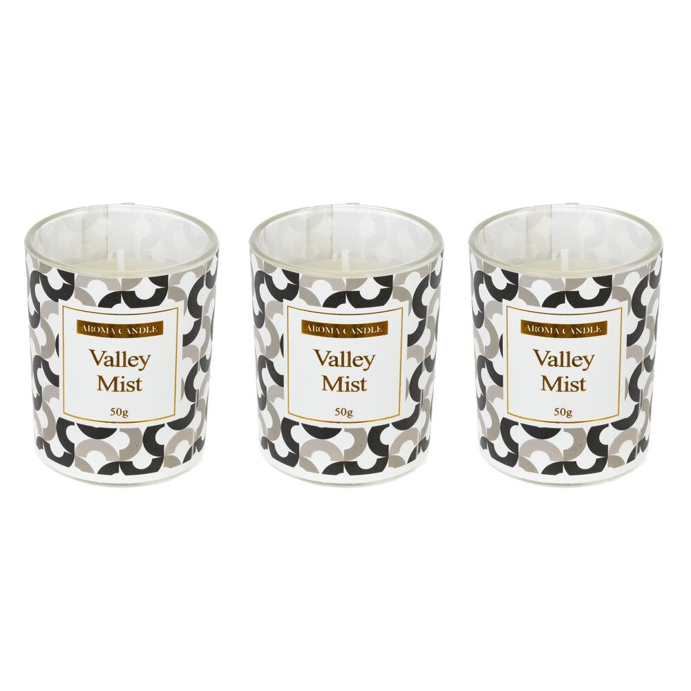 Набор из 3-х свечей ароматических, D 4.5 см, L20,5 W10 H5,5 см