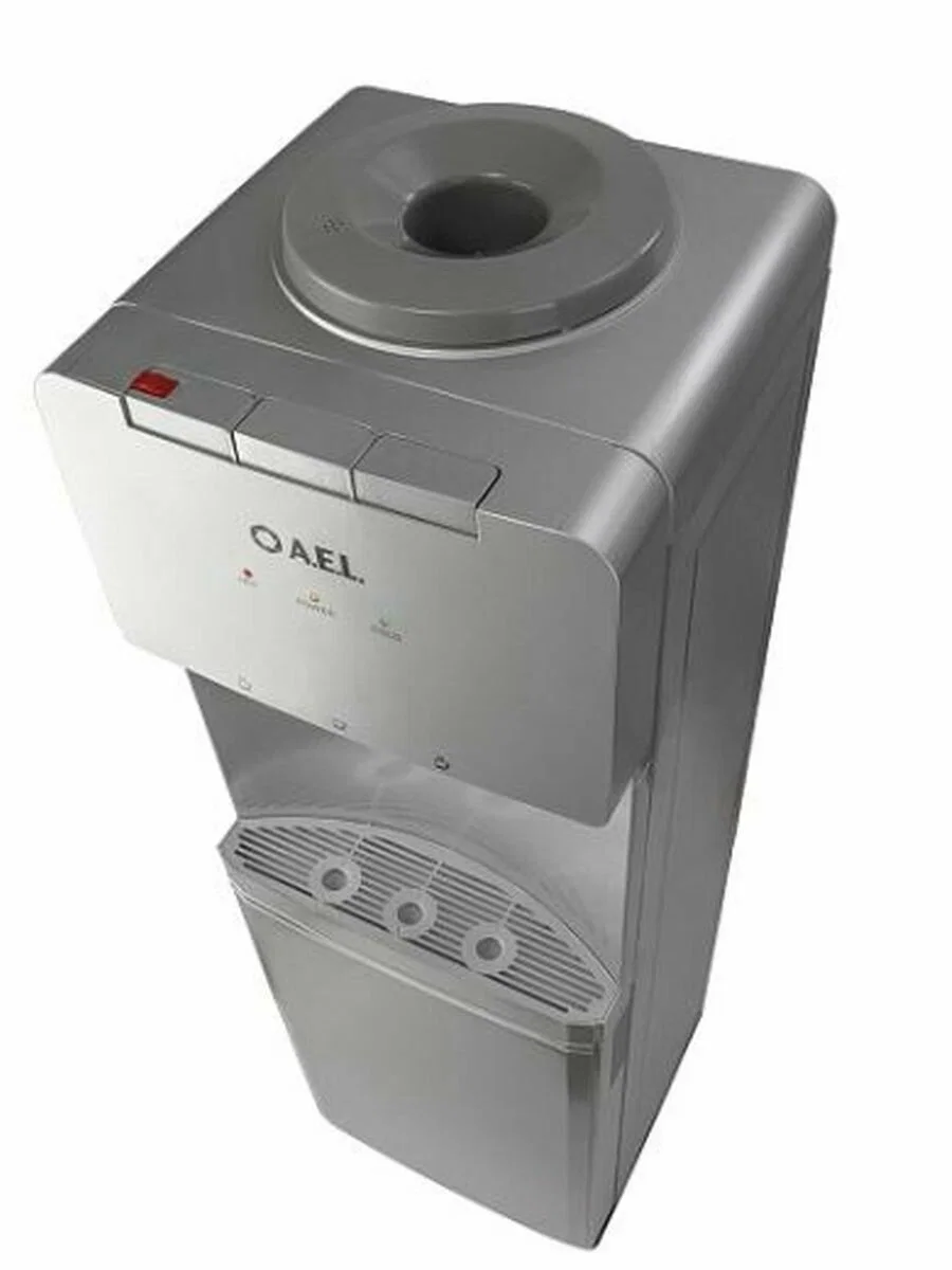 Кулер для воды AEL LD-AEL-422c silver с шкафчиком (00486)