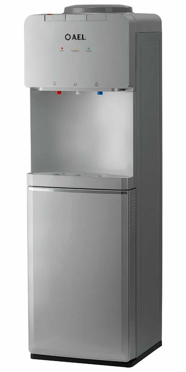 Кулер для воды AEL LD-AEL-422c silver с шкафчиком (00486)