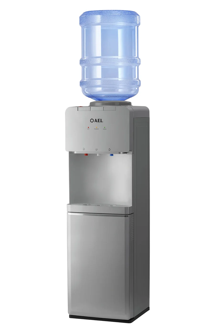 Кулер для воды AEL LD-AEL-422c silver с шкафчиком (00486)