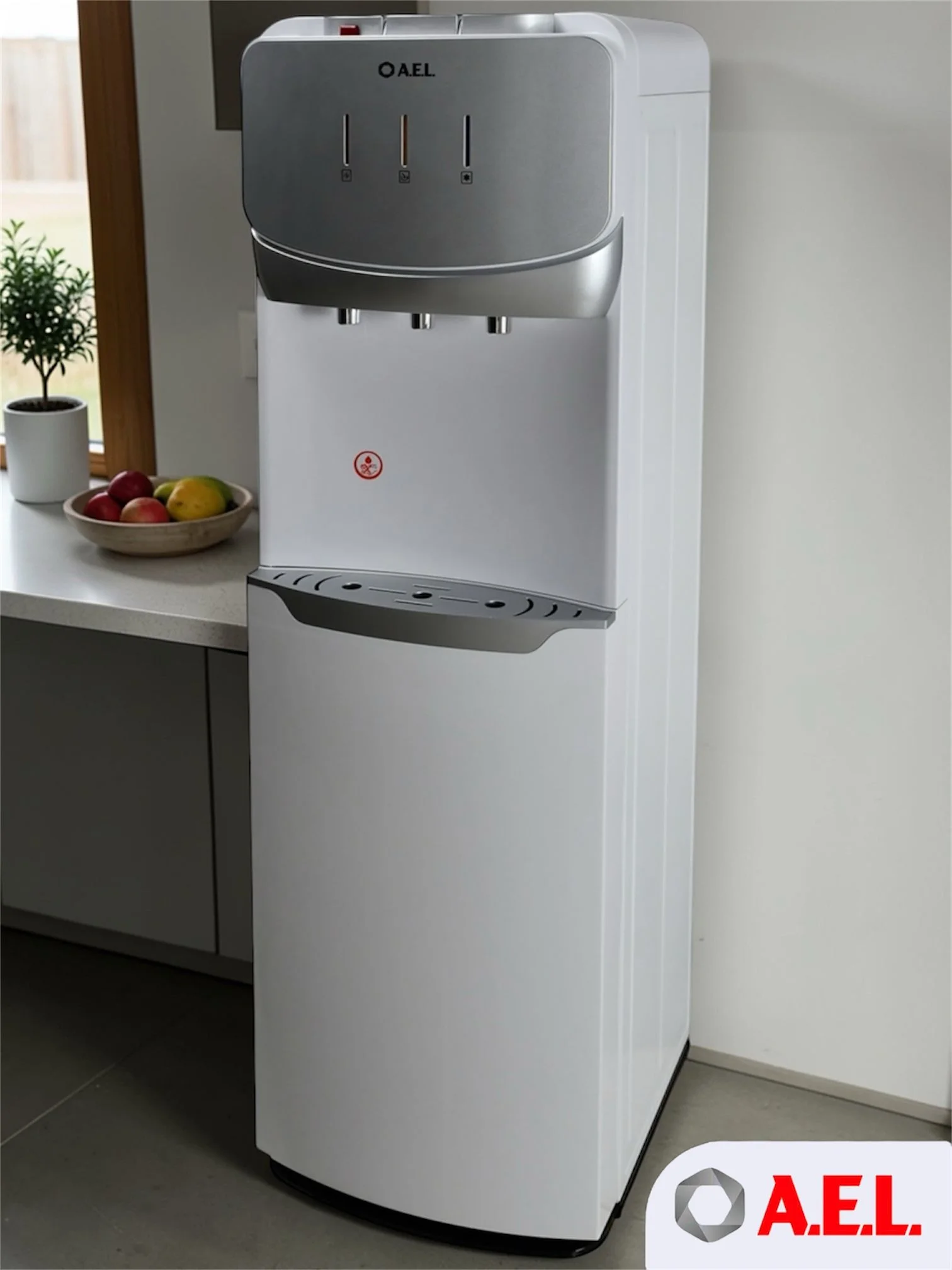 Кулер для воды AEL LD-AEL-819a white/silver (00510)