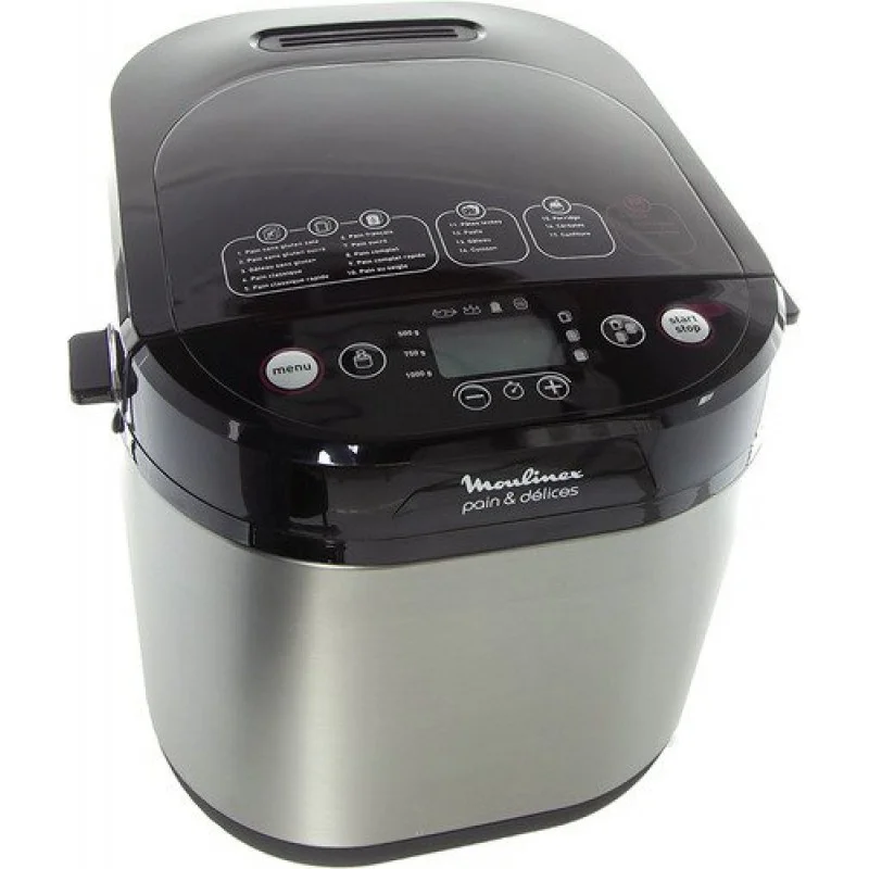 Хлебопечка Moulinex Pain & Delices OW240E30, черный/серый