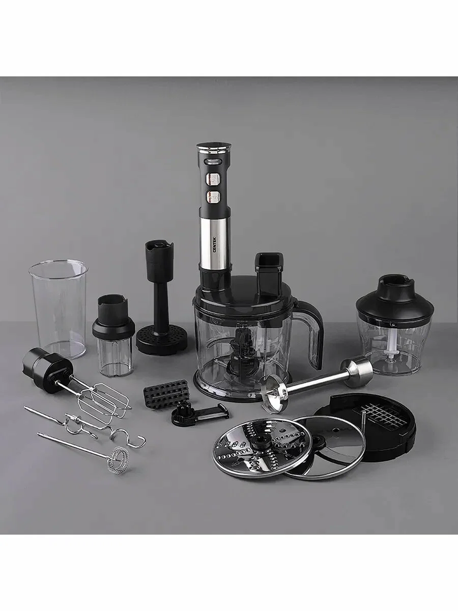 Погружной блендер Centek CT-1368, сталь