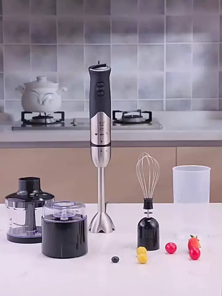 Погружной блендер Moulinex Quickchef+ DD67L810 черный/серый